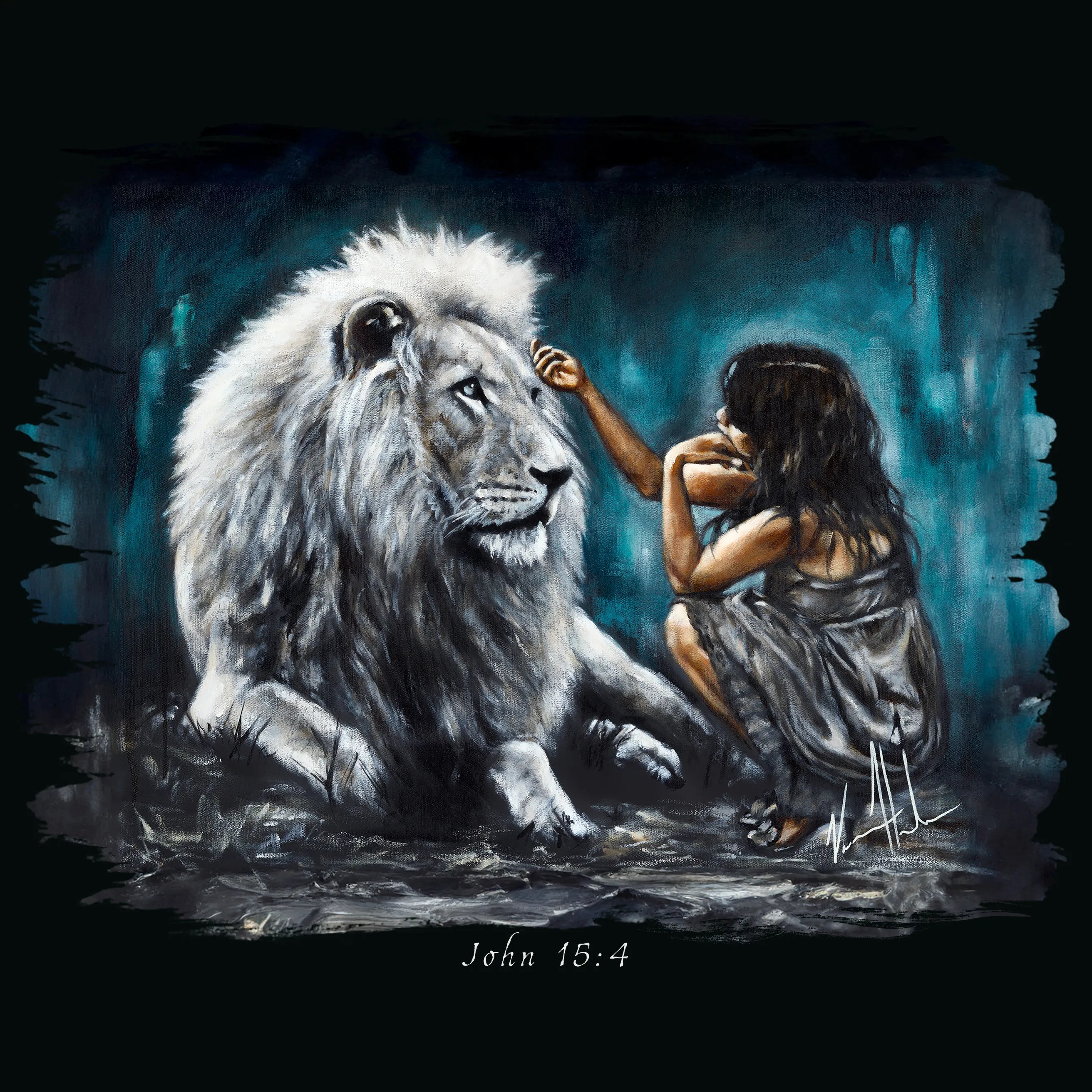 Intimacy with God (Blue Background) Apparel