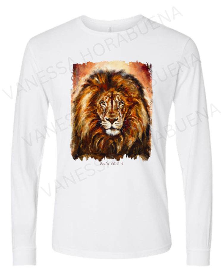 King of Heaven - Glorious Reign - Unisex T-Shirt Vanessa Horabuena Long Sleeve White Small