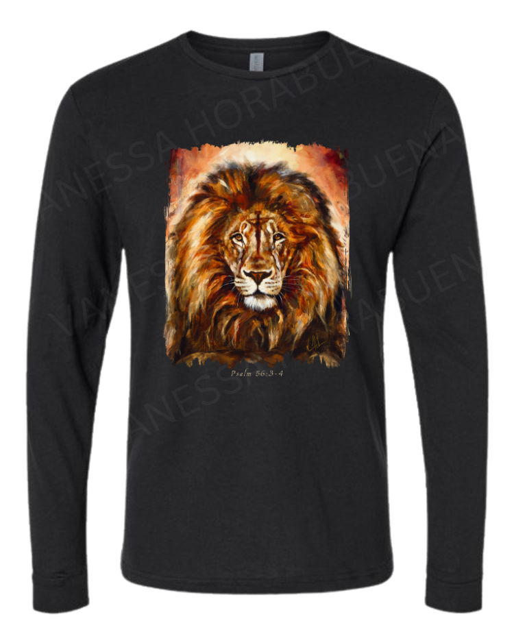 King of Heaven - Glorious Reign - Unisex T-Shirt Vanessa Horabuena Long Sleeve Black Small