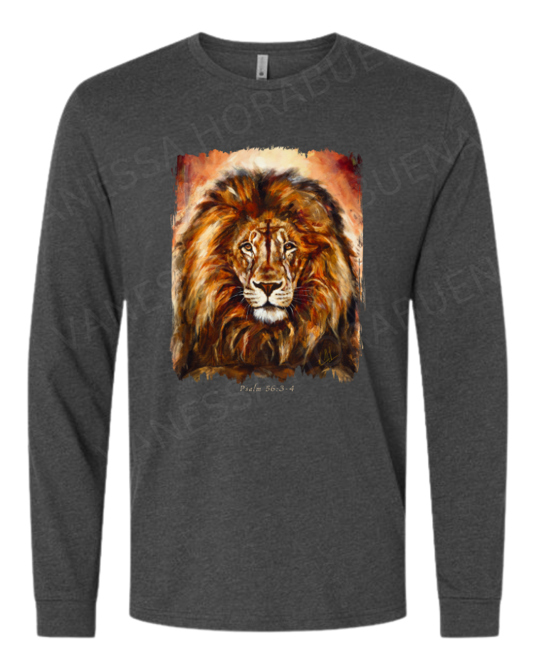King of Heaven - Glorious Reign - Unisex T-Shirt Vanessa Horabuena Long Sleeve Charcoal Small