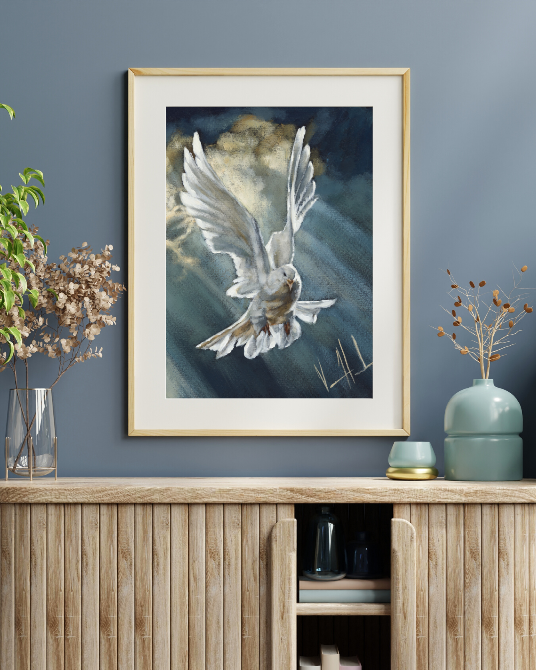 Breath of Heaven (Hand Embellished Canvas Print) Vanessa Horabuena