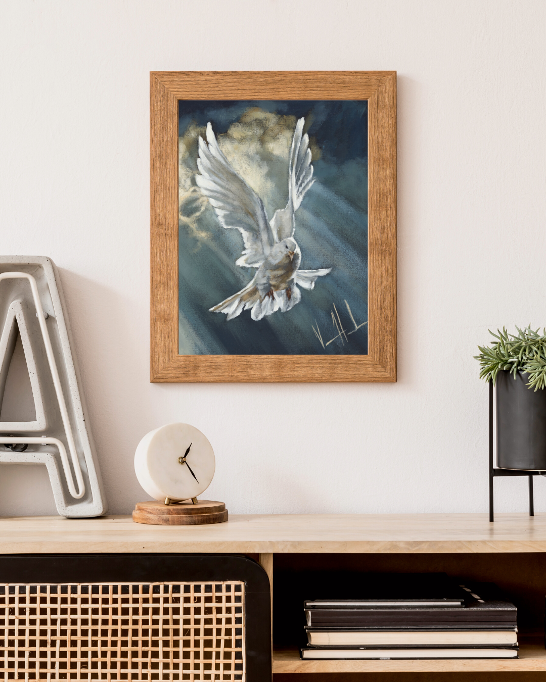 Breath of Heaven (Hand Embellished Canvas Print) Vanessa Horabuena