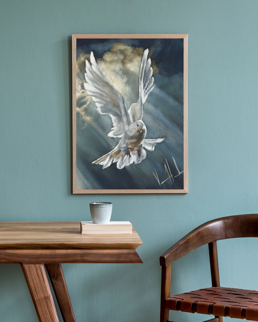 Breath of Heaven (Hand Embellished Canvas Print) Vanessa Horabuena