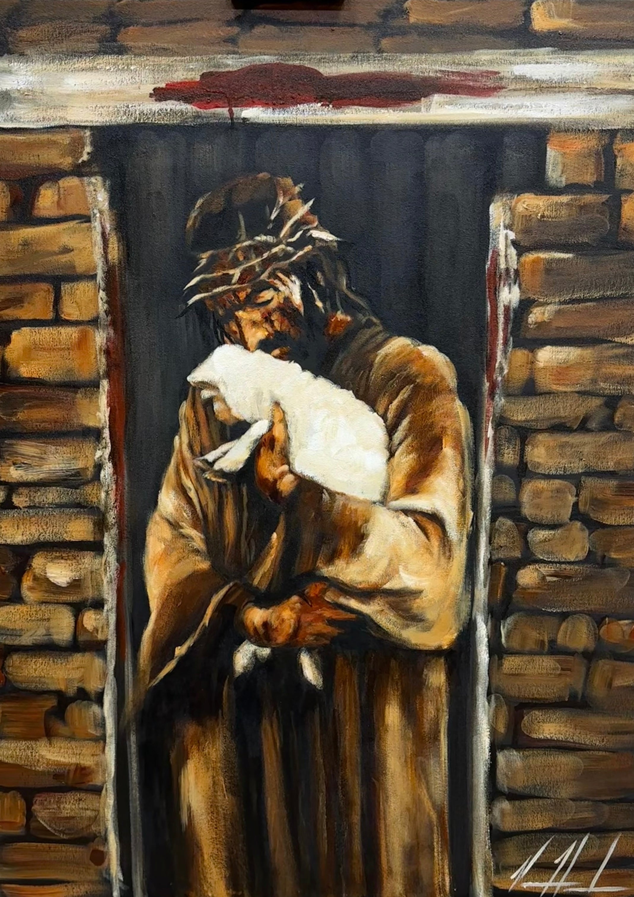 The New Passover - 30”x40” Original Acrylic Painting Original Painting Vanessa Horabuena