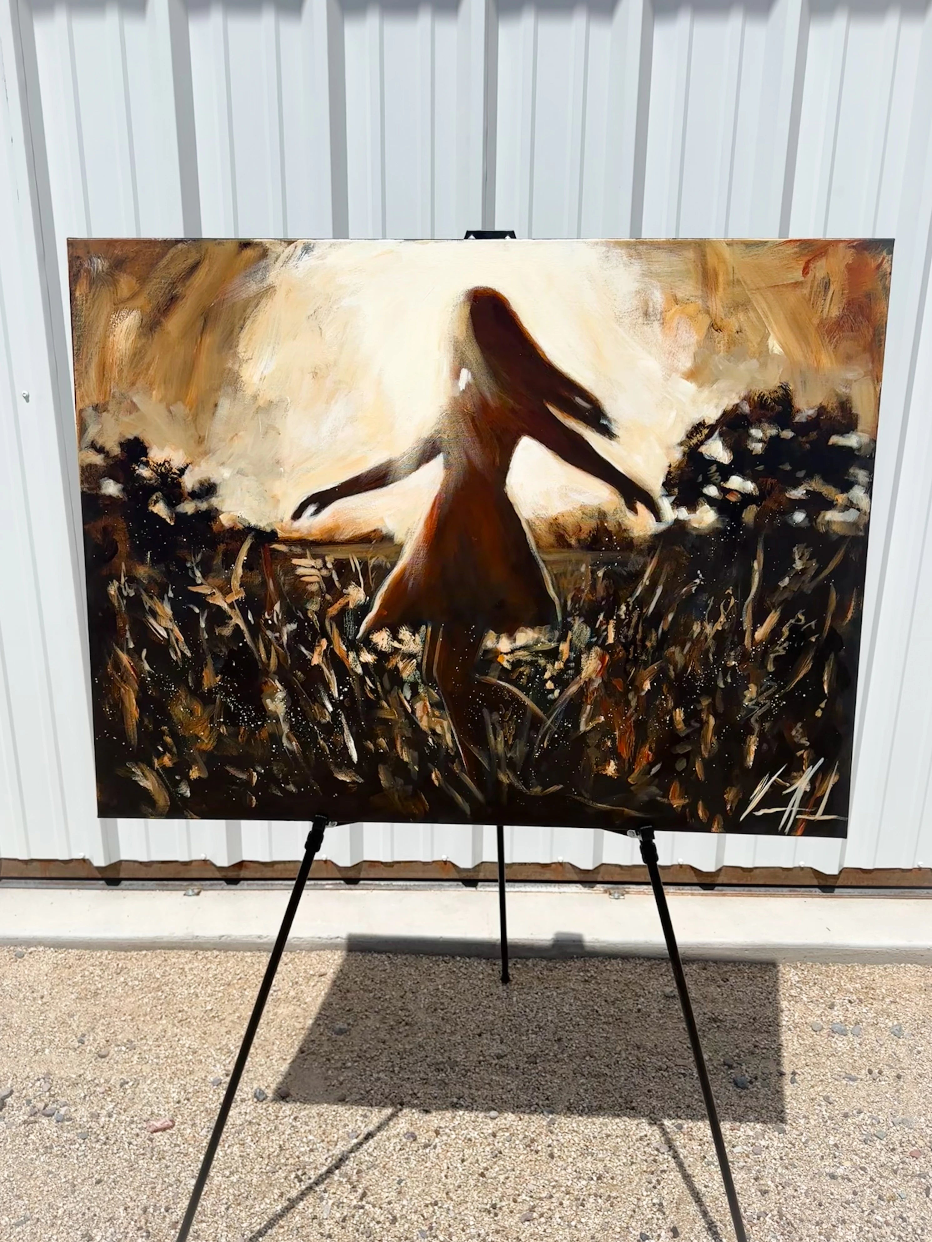 Dare to Dance Again - 30”x40” Original Acrylic Painting - LIVE WORSHIP PAINTING Original Painting Vanessa Horabuena