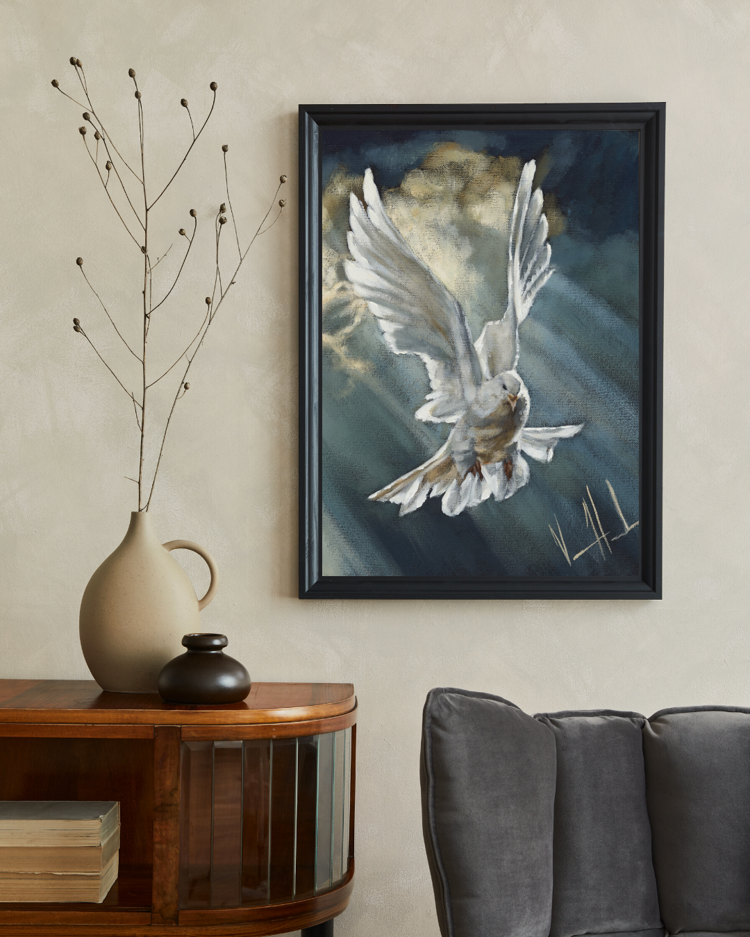 Breath of Heaven (Hand Embellished Canvas Print) Vanessa Horabuena