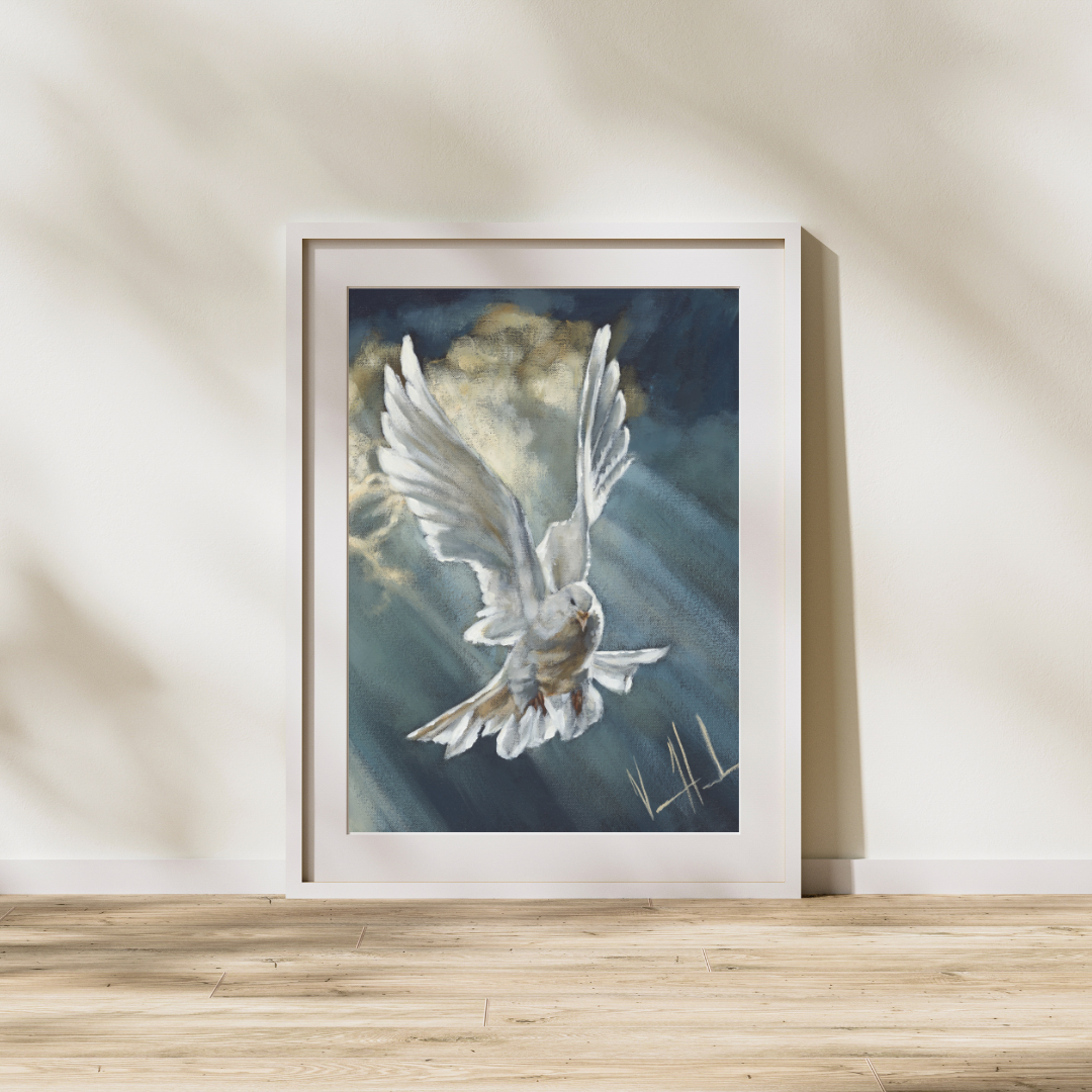 Breath of Heaven (Hand Embellished Canvas Print) Vanessa Horabuena