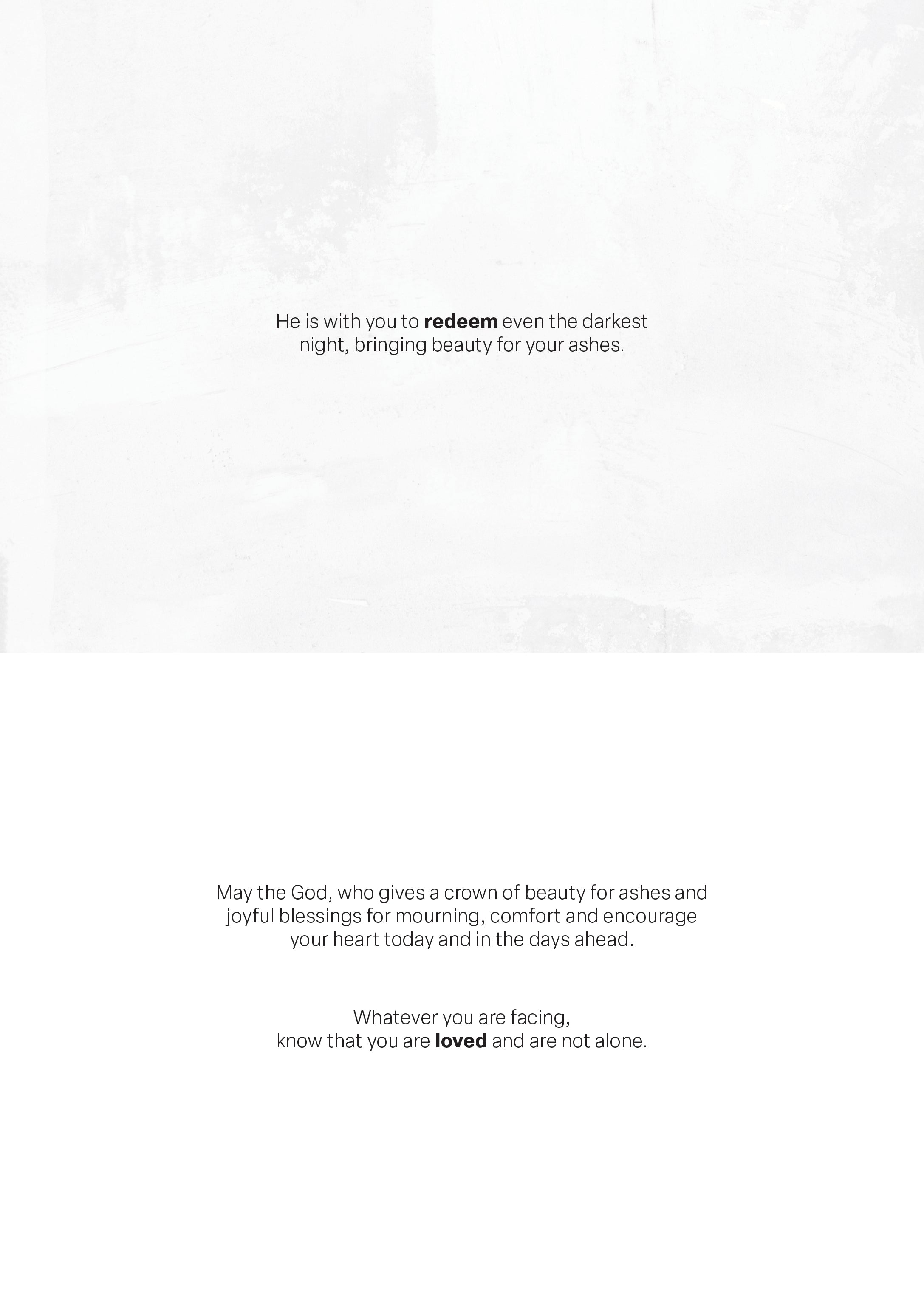 Beauty For Ashes Greeting Card Vanessa Horabuena