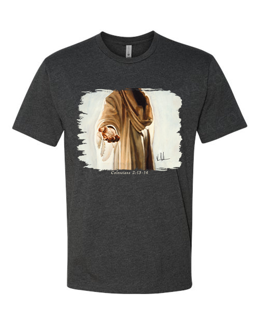 Beckoning - Unisex T-Shirt Vanessa Horabuena Short Sleeve Charcoal Small