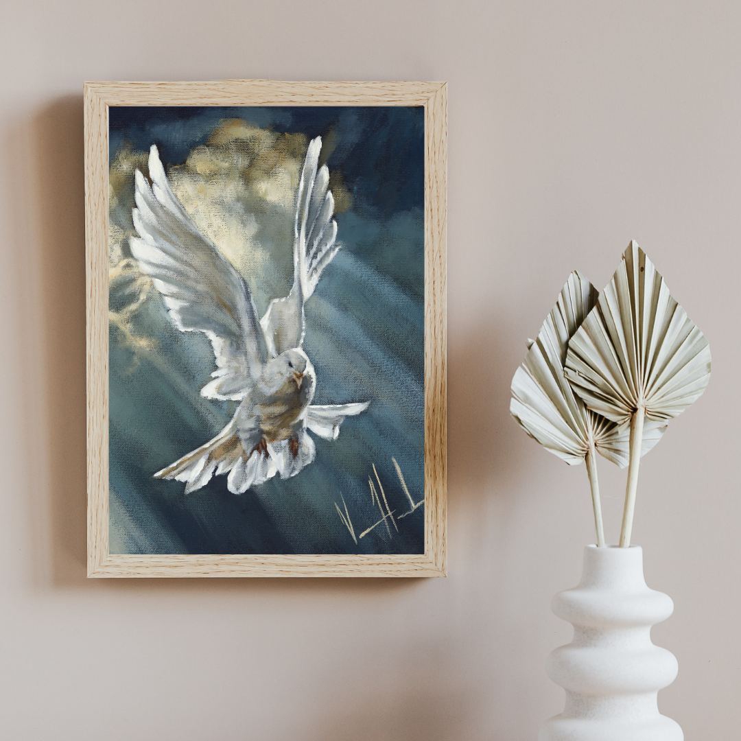 Breath of Heaven (Hand Embellished Canvas Print) Vanessa Horabuena