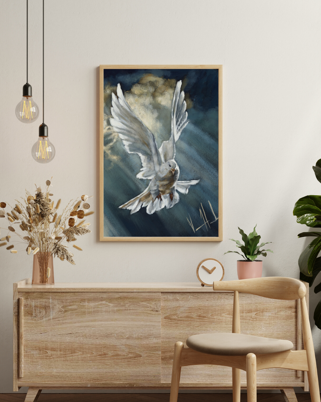 Breath of Heaven (Hand Embellished Canvas Print) Vanessa Horabuena