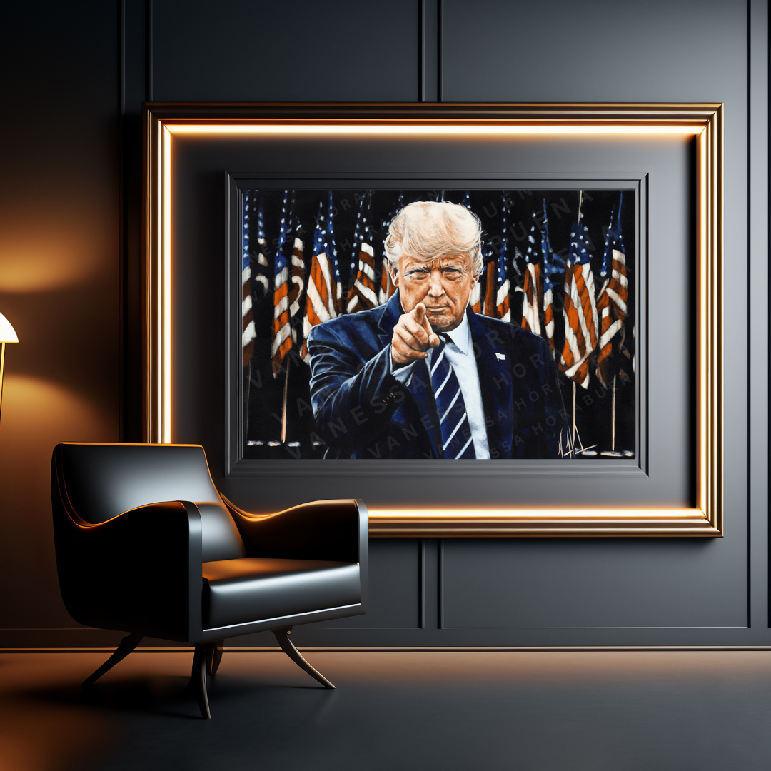 The Call to Greatness (Hand Embellished Canvas Print) Vanessa Horabuena