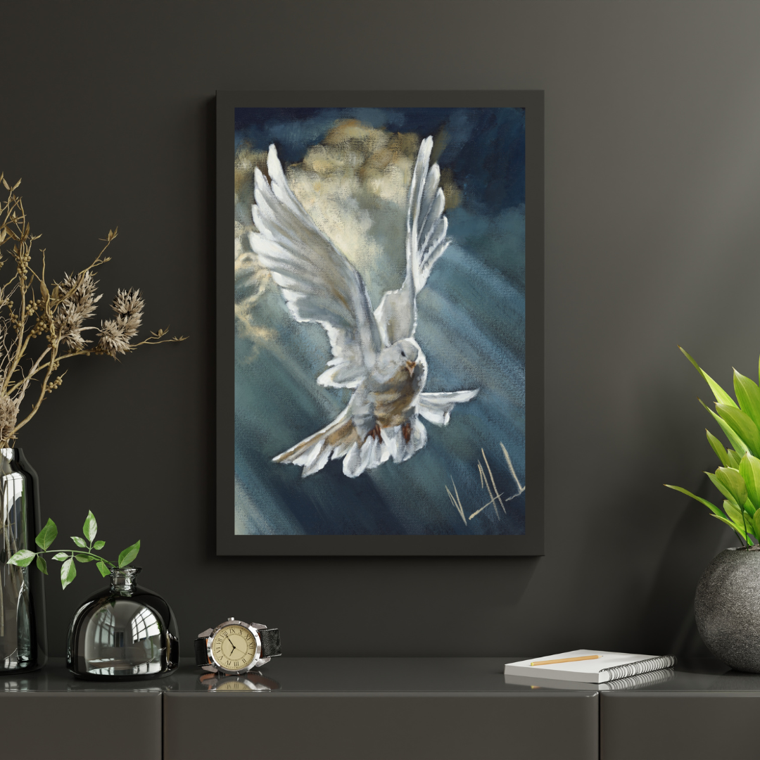 Breath of Heaven (Hand Embellished Canvas Print) Vanessa Horabuena