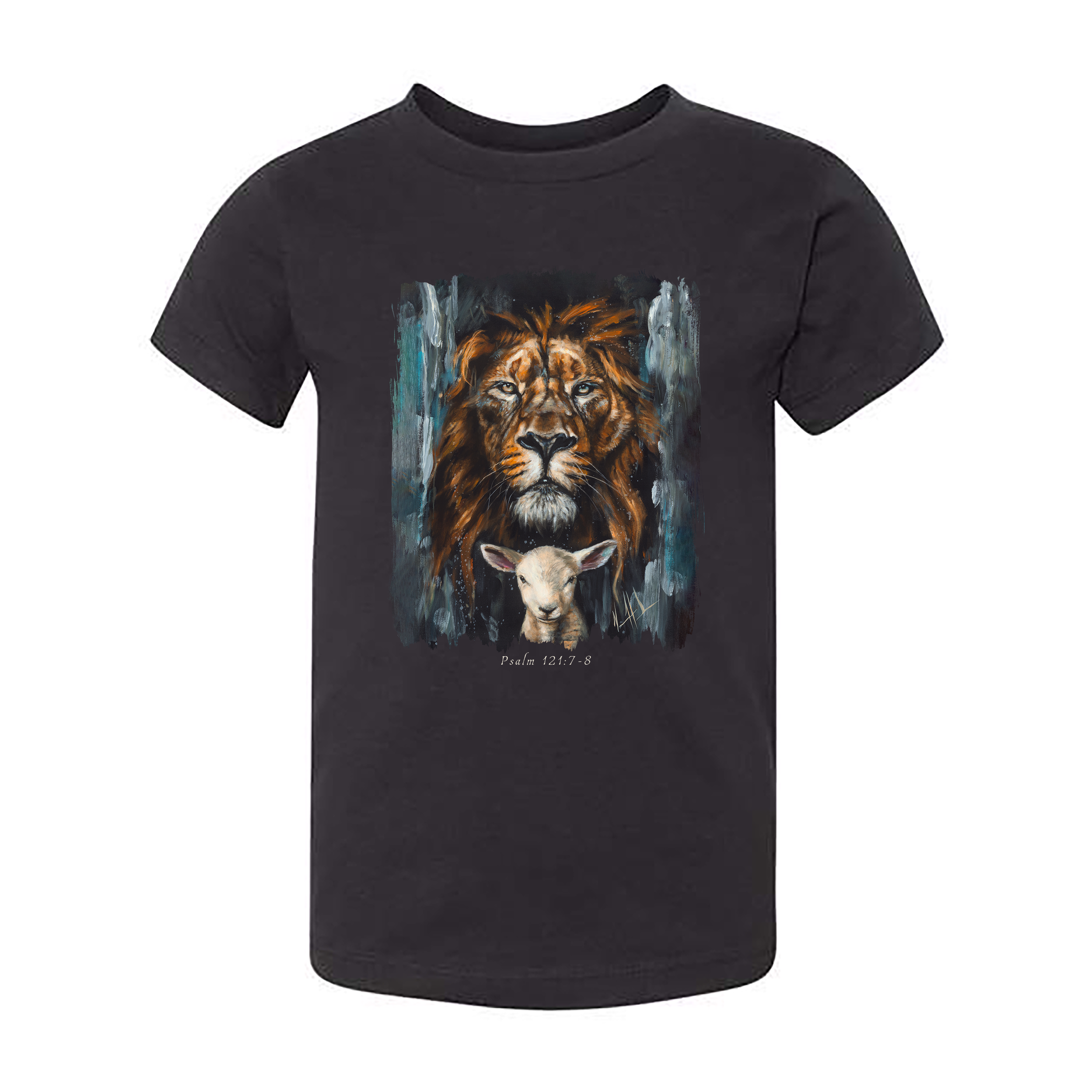Kids T (Organic Cotton) - The Lion and Lamb Passover Organic Cotton Vanessa Horabuena Toddler Black 2T