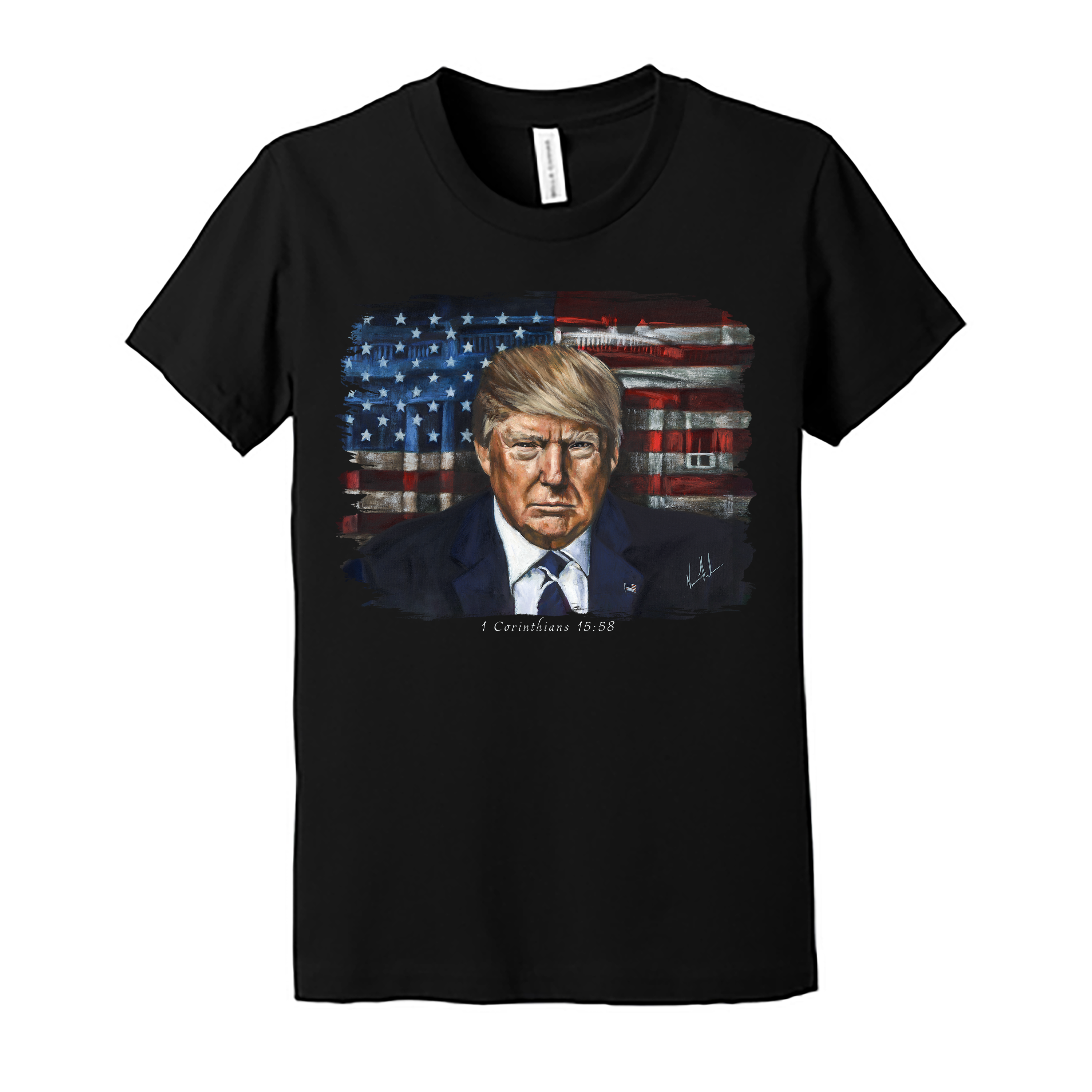 Kids T (Organic Cotton) - Commander in Chief Organic Cotton Vanessa Horabuena Youth Black Small