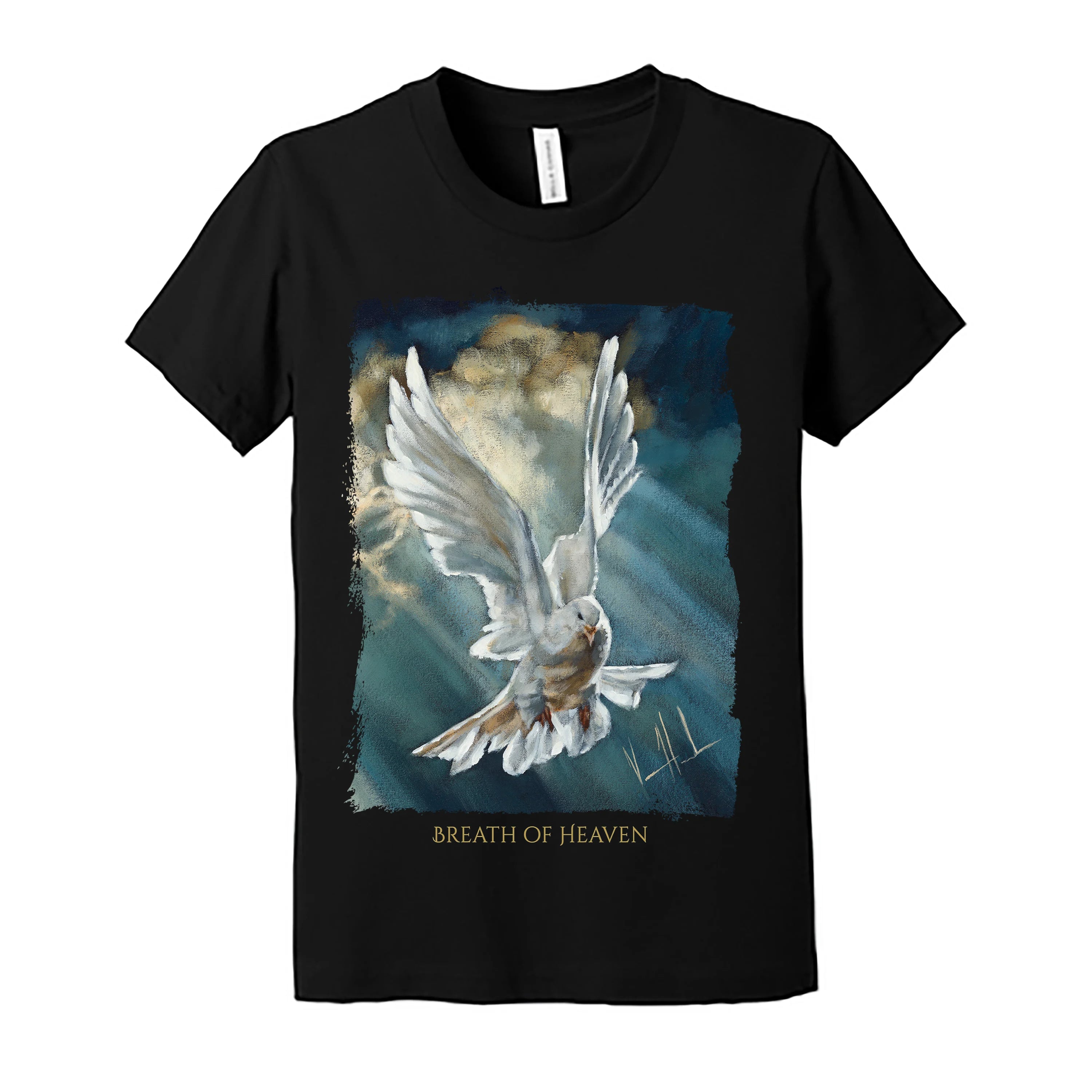 Kids T - Breath of Heaven - (Organic Cotton) Organic Cotton Vanessa Horabuena Youth Black Small