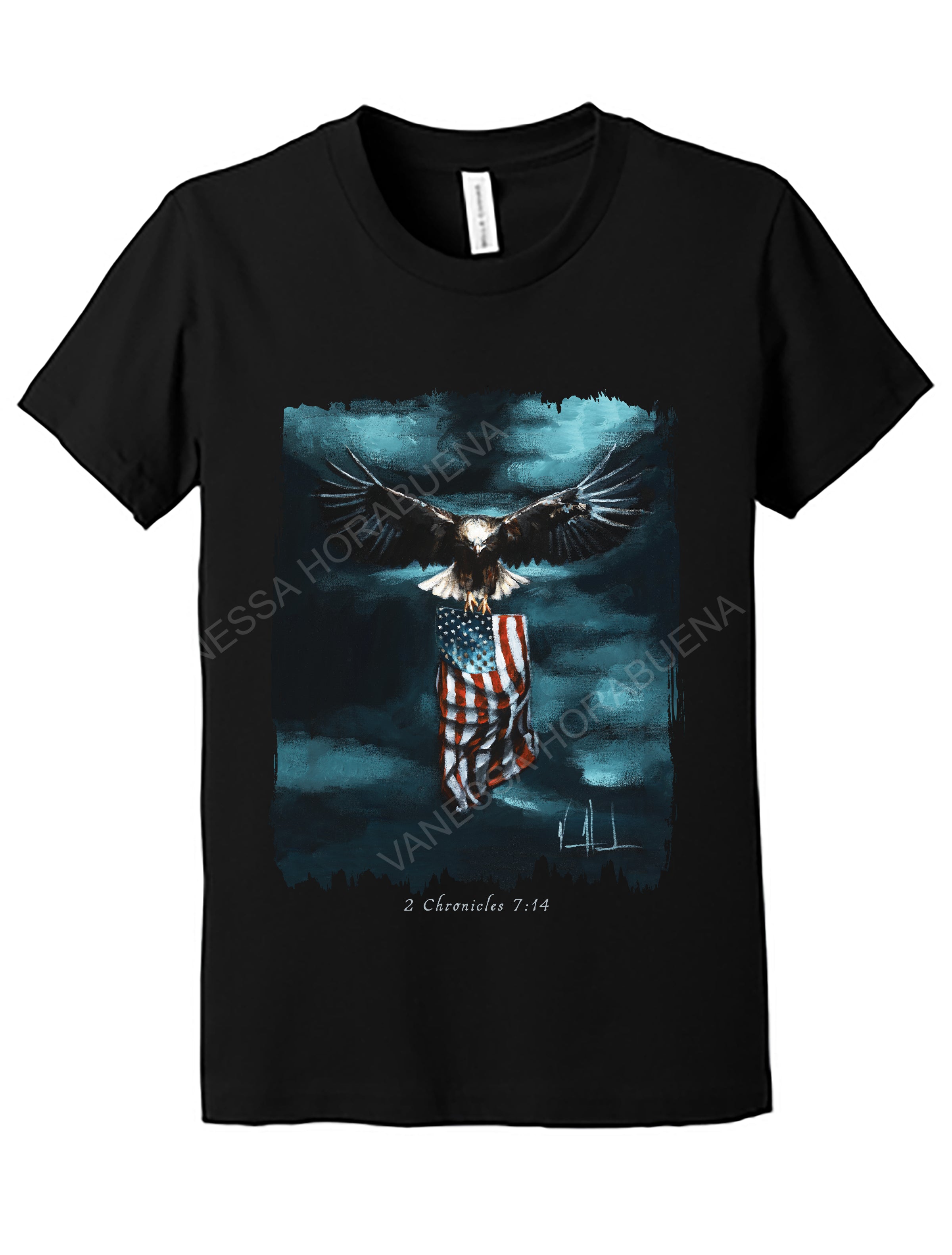 Revive Our Nation - Kids T (Organic Cotton) Vanessa Horabuena Kids Black Small