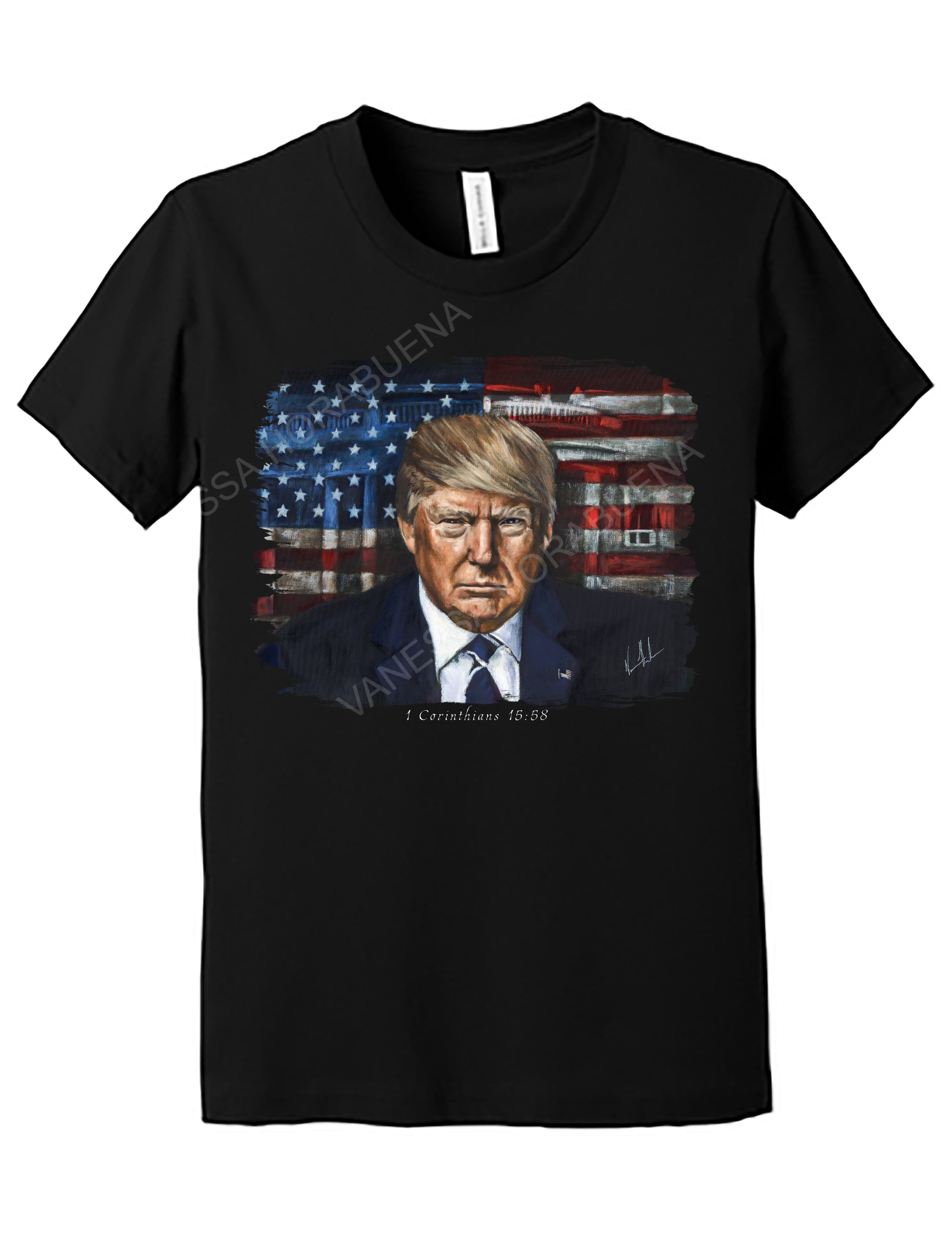 Commander in Chief - Kids T (Organic Cotton) Vanessa Horabuena Kids Black Small