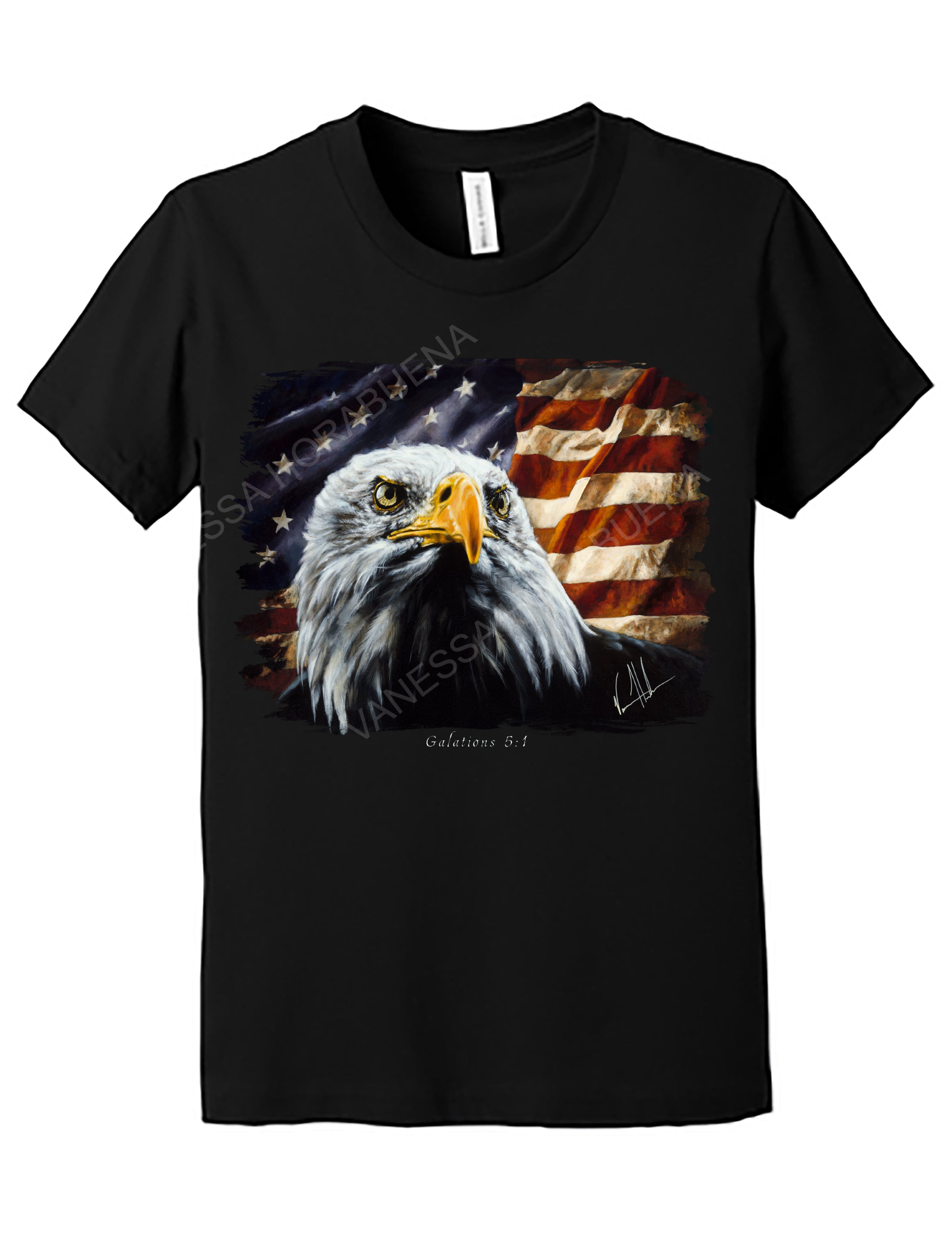 The Fight for Freedom - Kids T (Organic Cotton) Vanessa Horabuena Kids Black Small