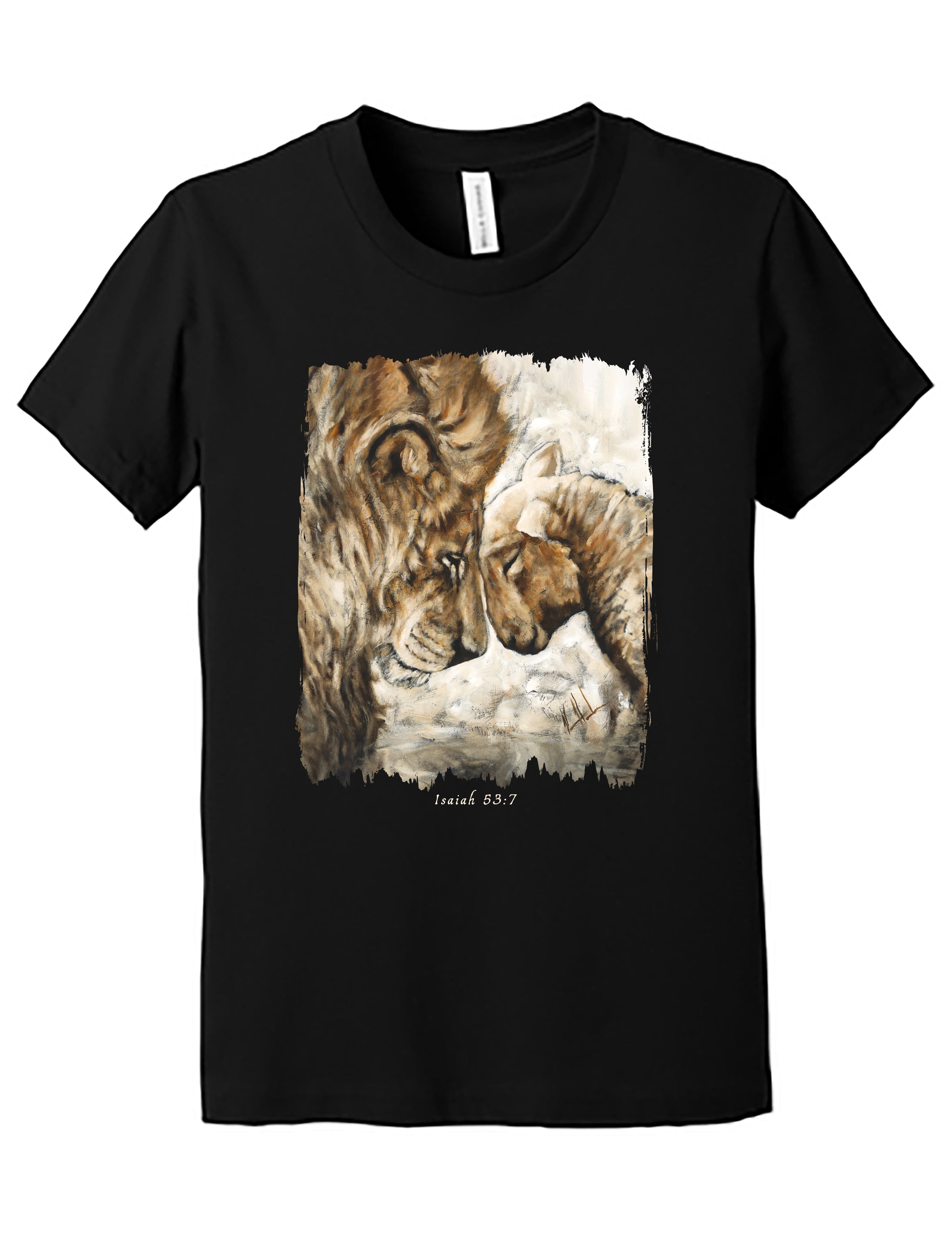 Compassion of a King (White) - Kids T (Organic Cotton) Vanessa Horabuena Kids Black Small