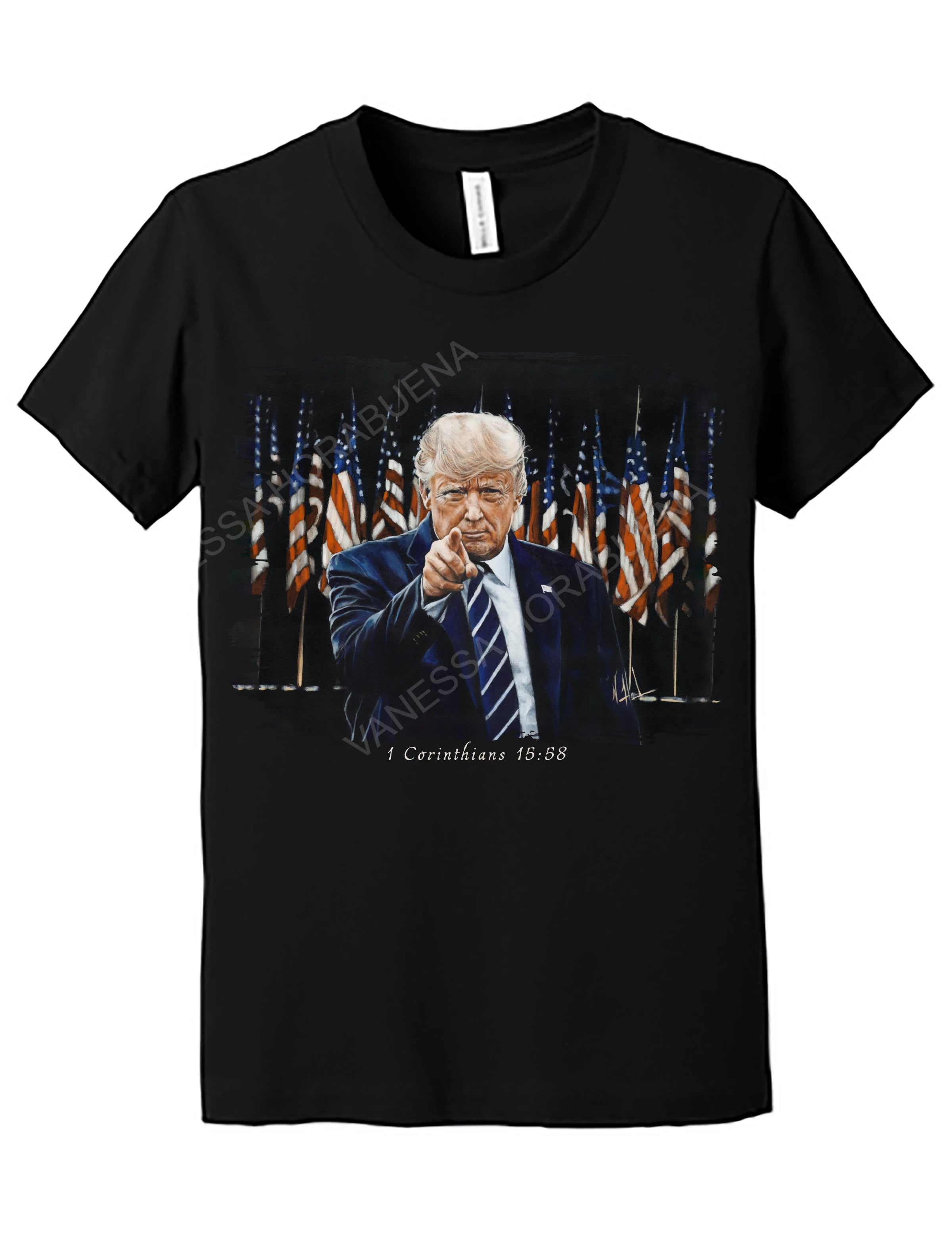 The Call to Greatness - Kids T (Organic Cotton) Vanessa Horabuena Kids Black Small