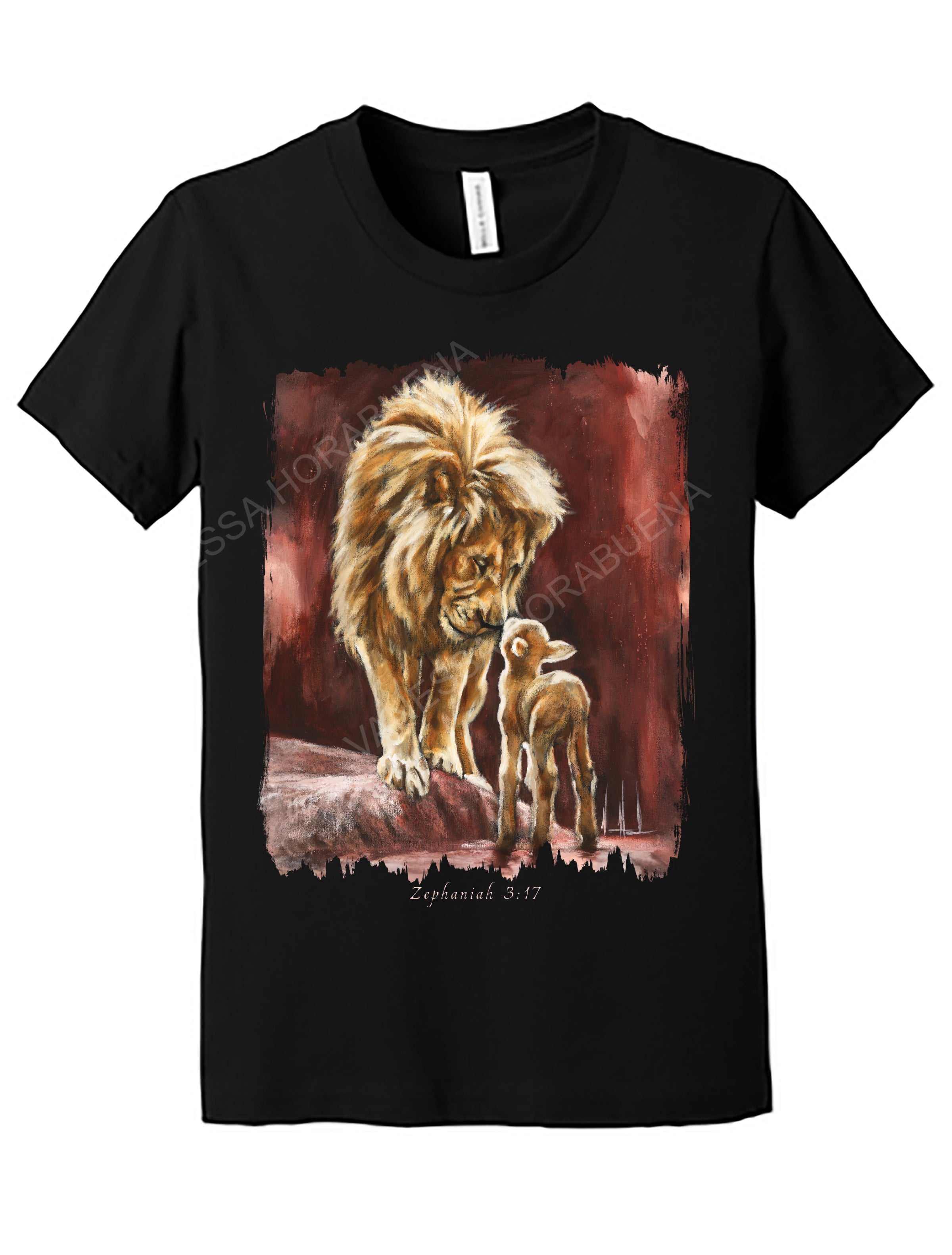 The Heart of God - Kids T (Organic Cotton) Vanessa Horabuena Kids Black Small