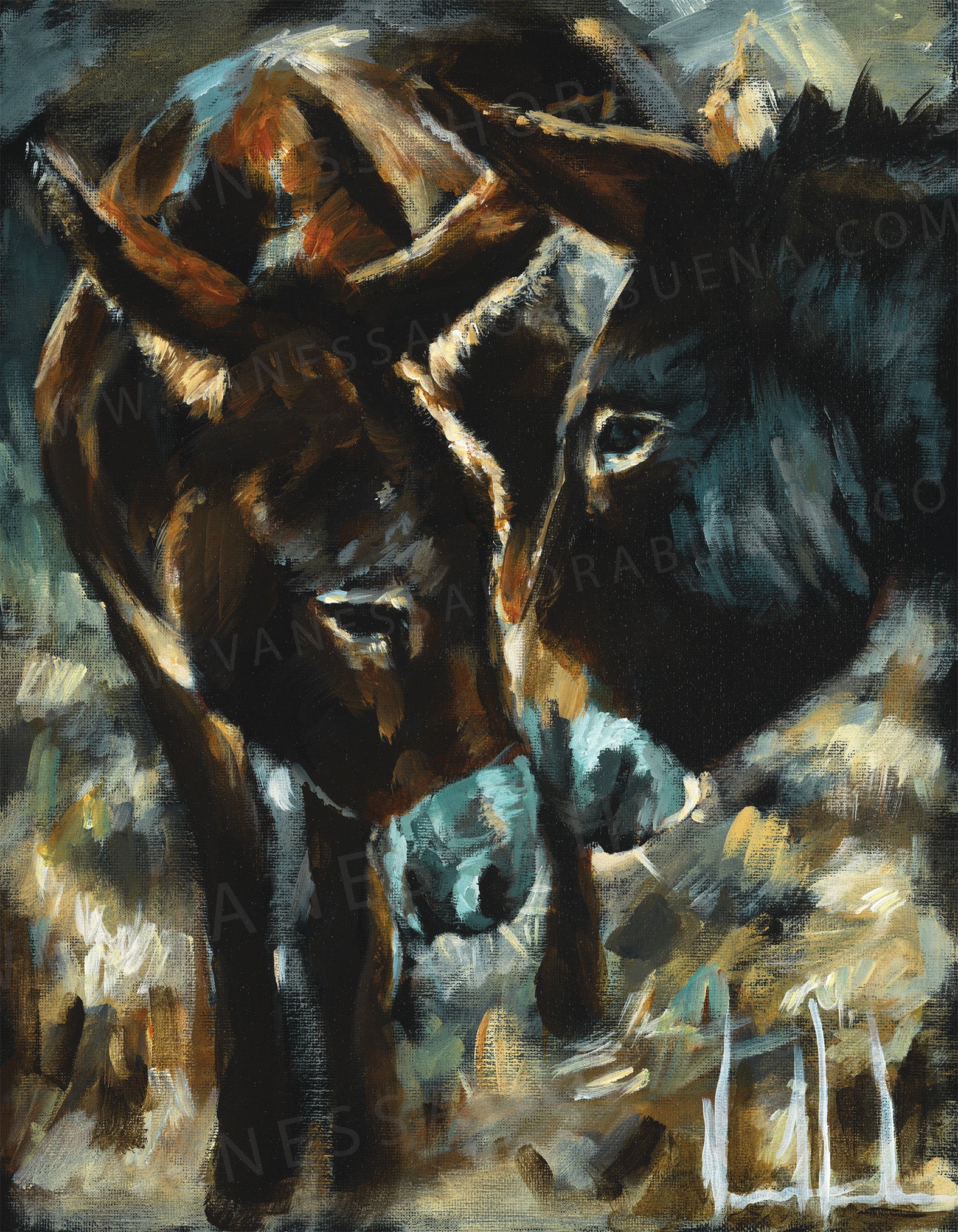 Bonds of Friendship (Hand Embellishment Canvas Print) Vanessa Horabuena