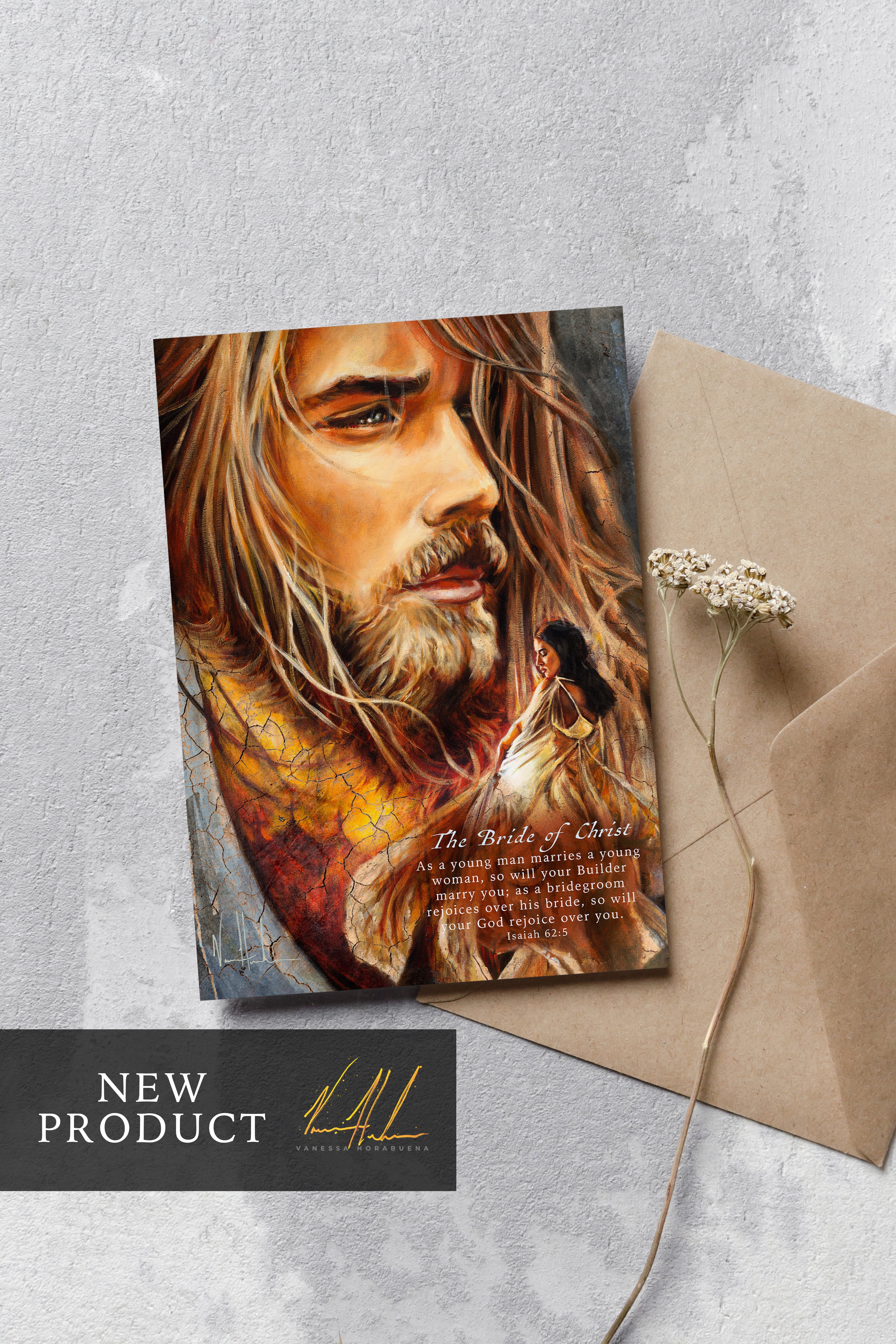 The Bride of Christ Greeting Card Vanessa Horabuena