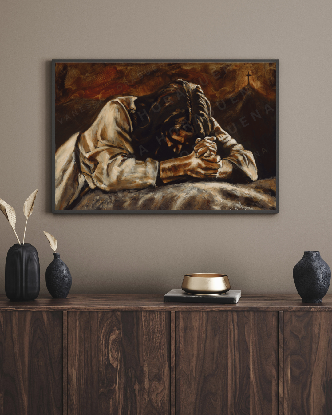 Thy Will Be Done - Special Edition (Hand Embellished Canvas Print) Vanessa Horabuena