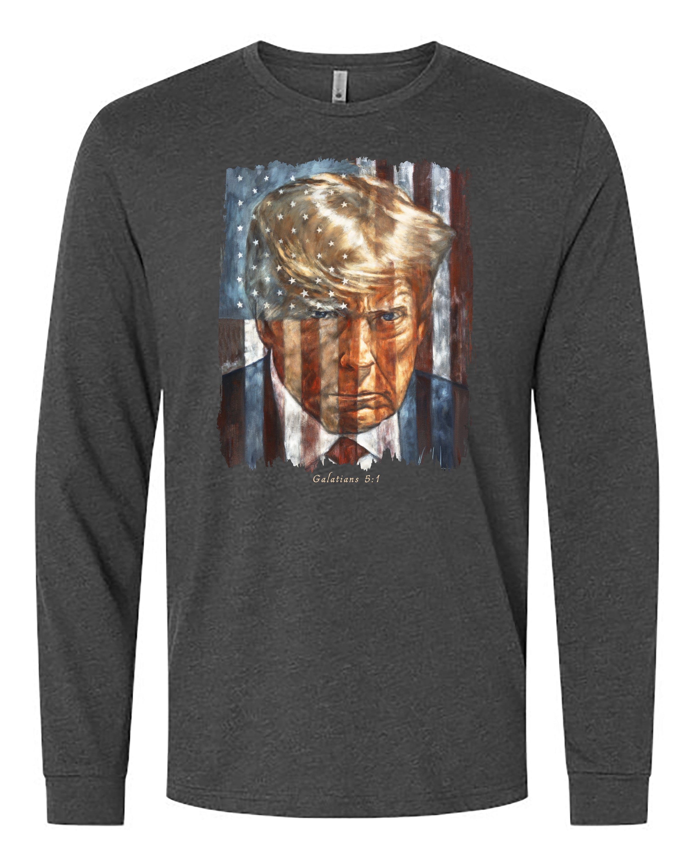 The Cost of Freedom - Unisex T-Shirt Vanessa Horabuena Long Sleeve Charcoal Small