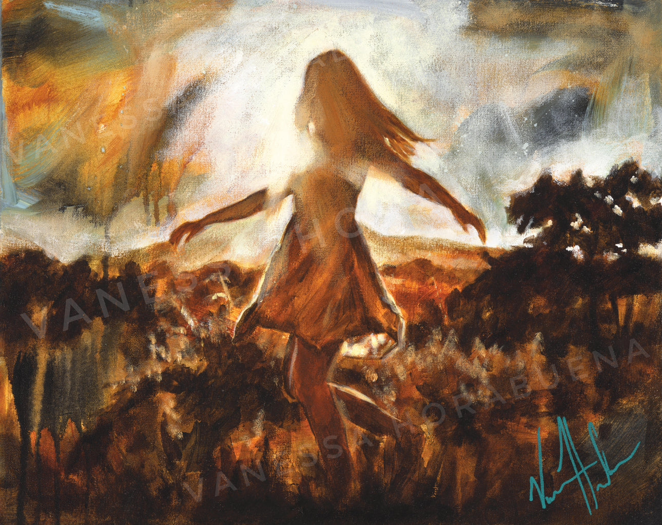 Dare to Dance Again - RE-DESIGNED! Women's Art Print Vanessa Horabuena