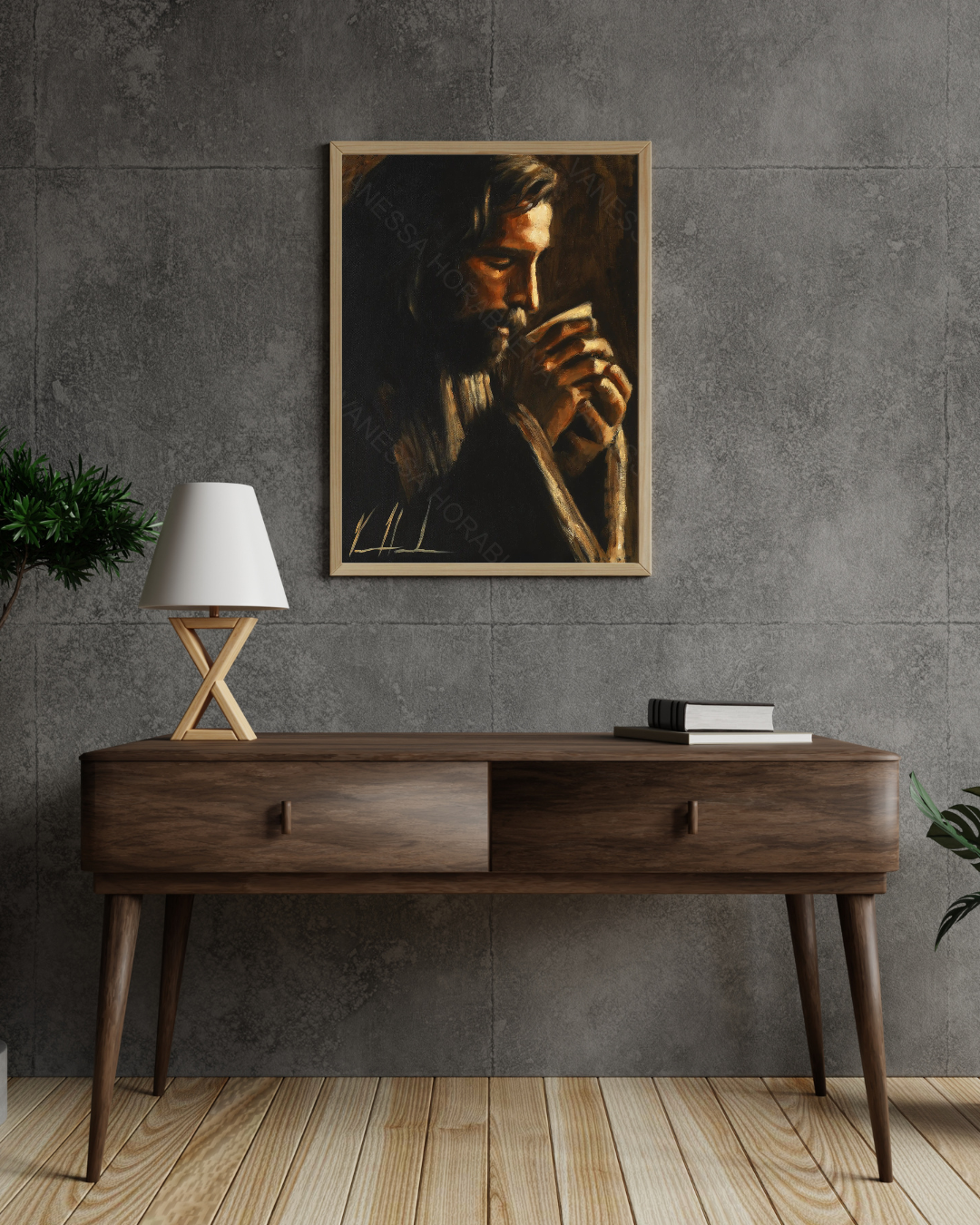 Drink From My Cup Jesus Art Print Vanessa Horabuena