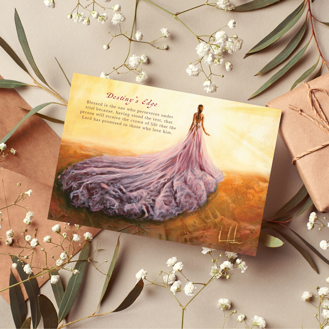 Destiny's Edge Greeting Card Vanessa Horabuena