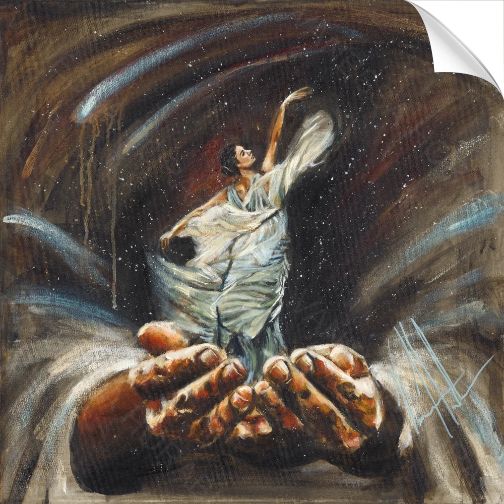 Endless Dance in the Father's Hands - Sticker Sticker Vanessa Horabuena