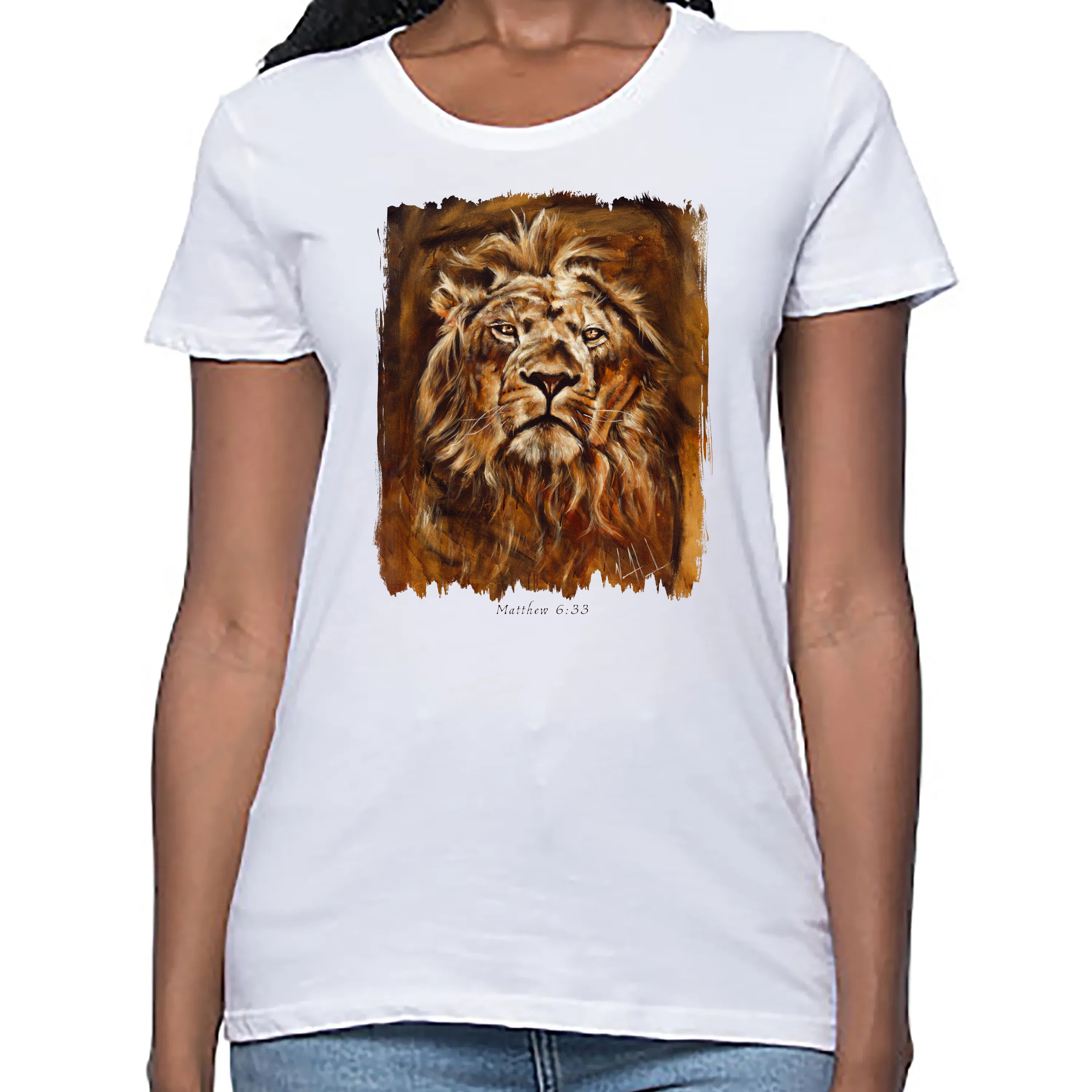 Women's T (Organic Bamboo) - Eternal King Organic Bamboo Vanessa Horabuena Short Sleeve Frost (White) XS