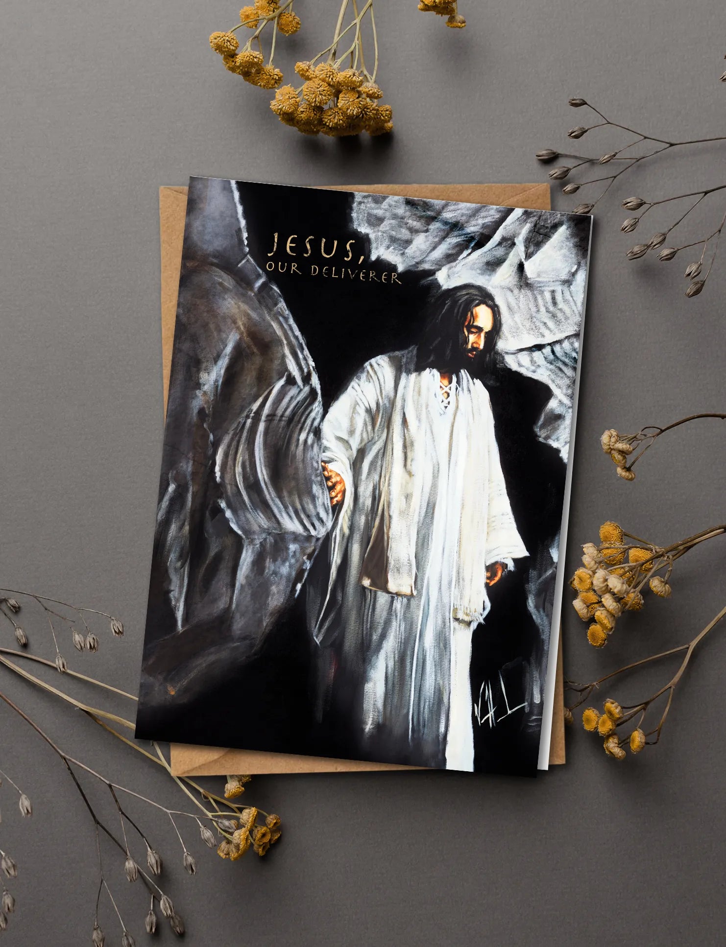 'Eternity's Door' Easter Greeting Card Vanessa Horabuena