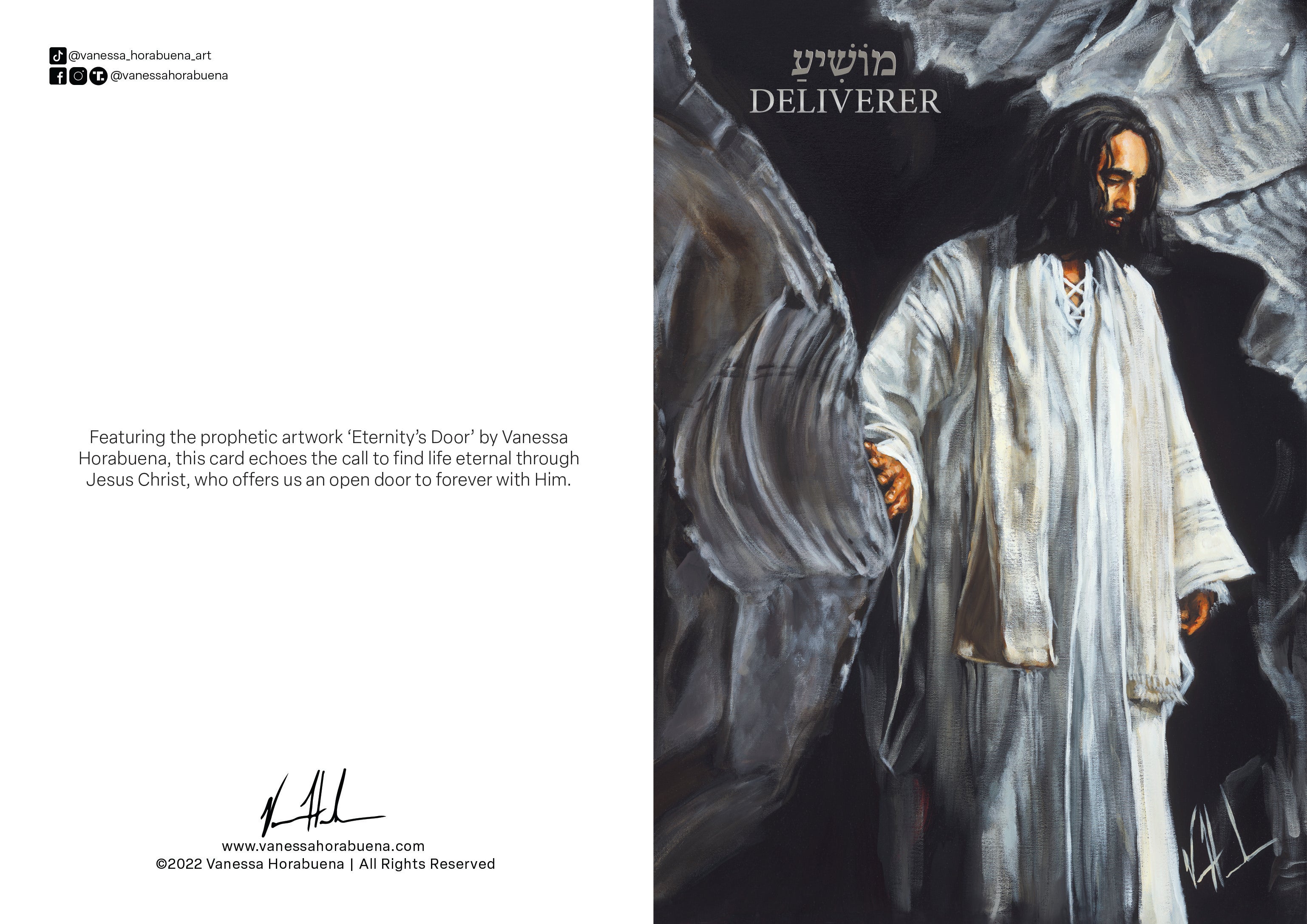 DESIGN DISCONTINUED - Eternity's Door Greeting Card Vanessa Horabuena
