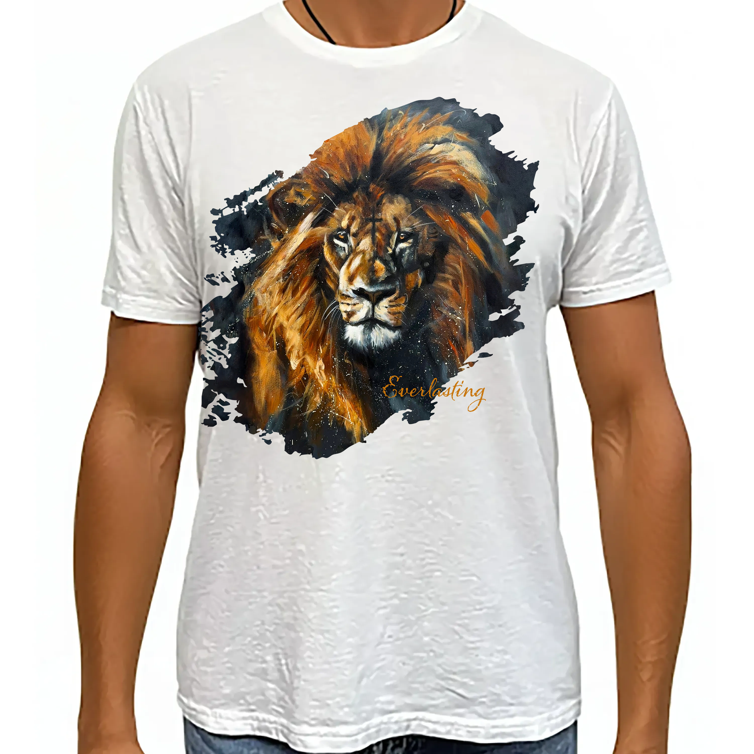 Everlasting - Unisex T (Premium Organic Fabric) Vanessa Horabuena Bamboo White Small