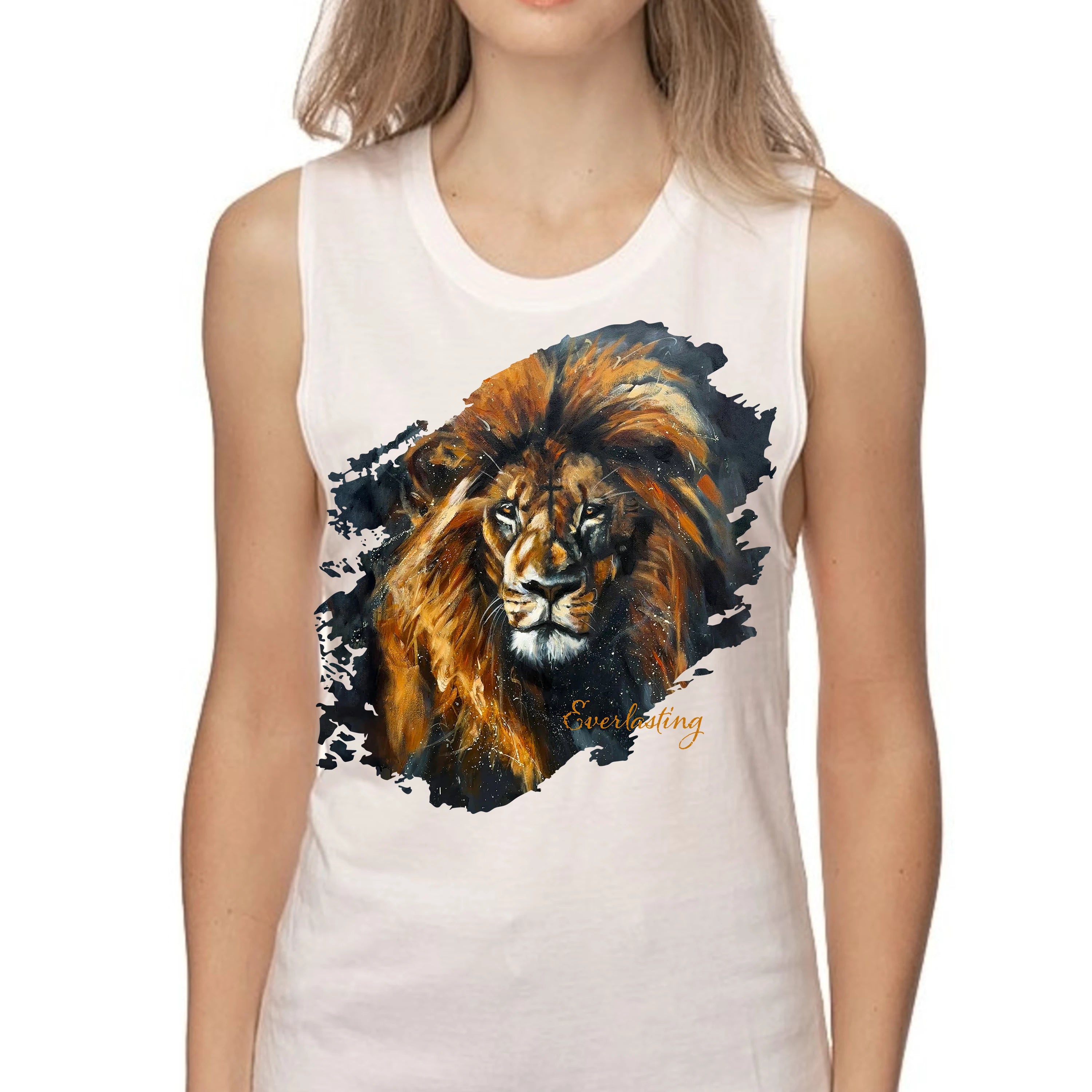 Everlasting - Women's Tank Top (Organic Bamboo) Vanessa Horabuena Short Sleeve Frost (White) XS