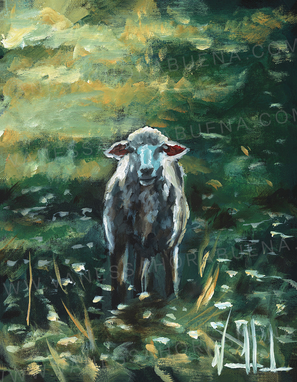 Found by Grace (Hand Embellishment Canvas Print) Vanessa Horabuena