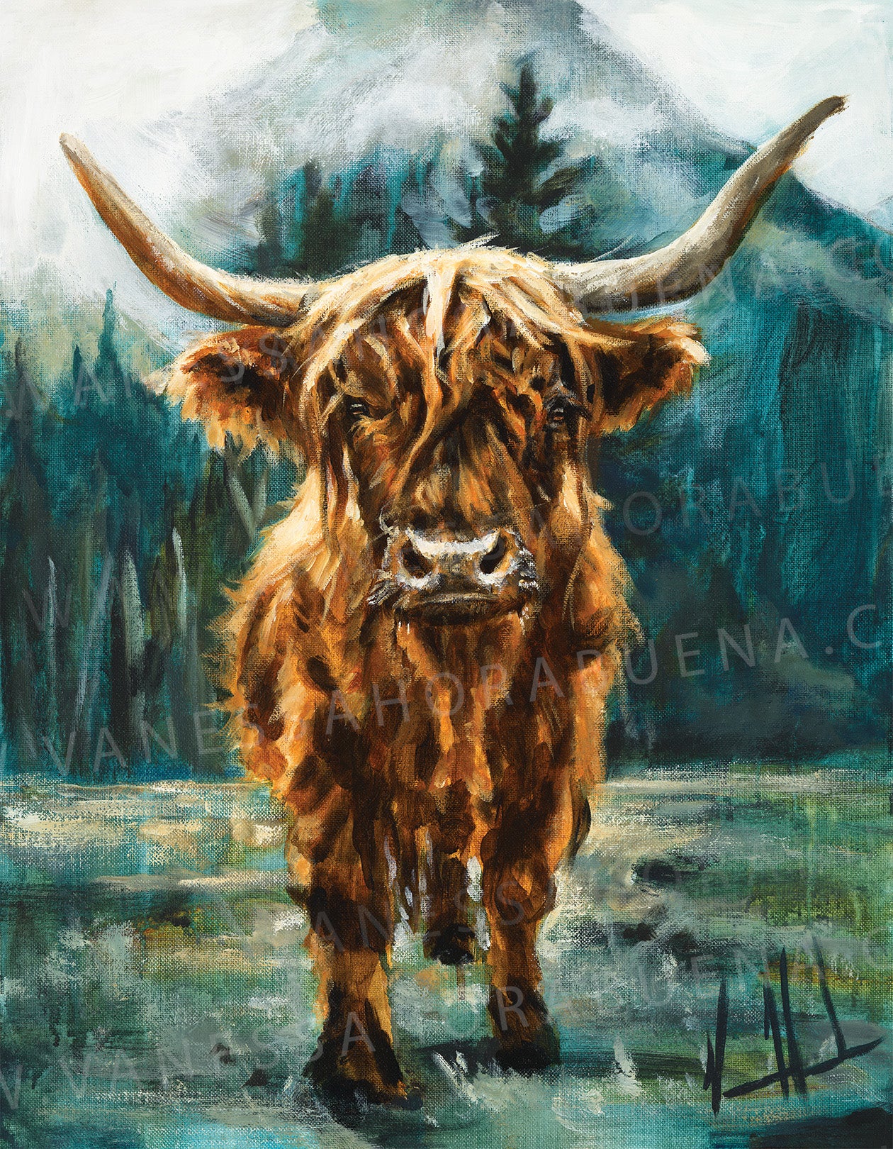 Fullness of Life (Hand Embellishment Canvas Print) Vanessa Horabuena