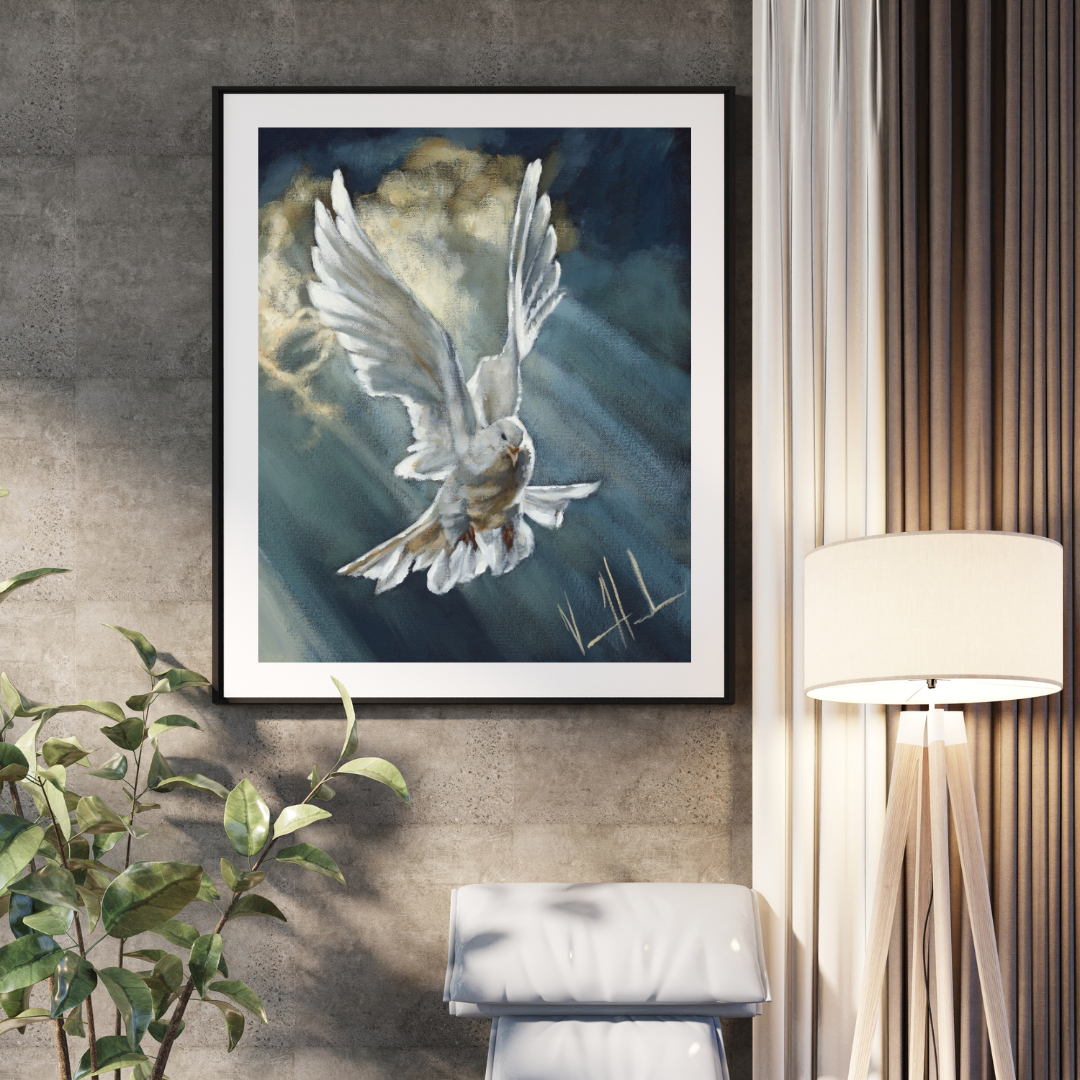 Breath of Heaven (Hand Embellished Canvas Print) Vanessa Horabuena