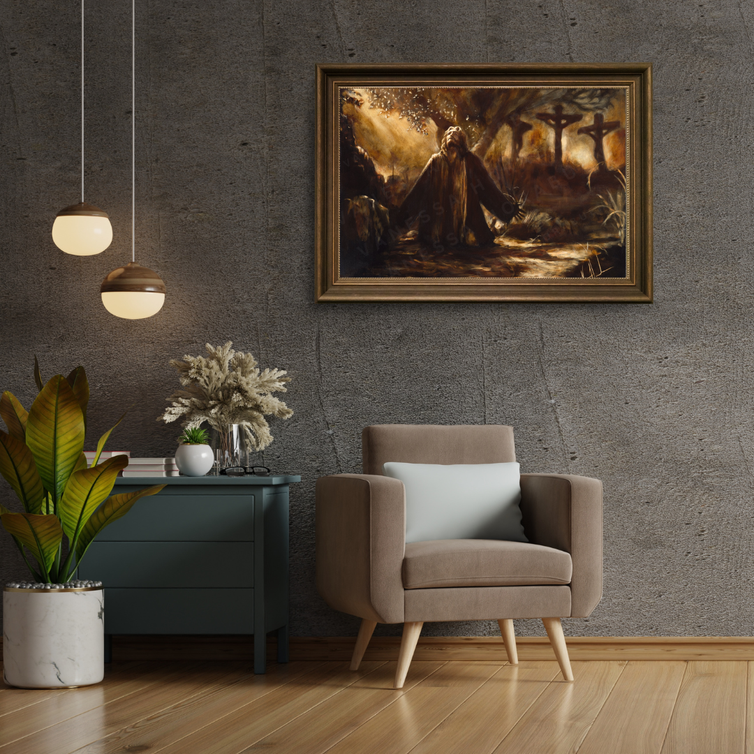 Gethsemane (Hand Embellished Canvas Print) Vanessa Horabuena