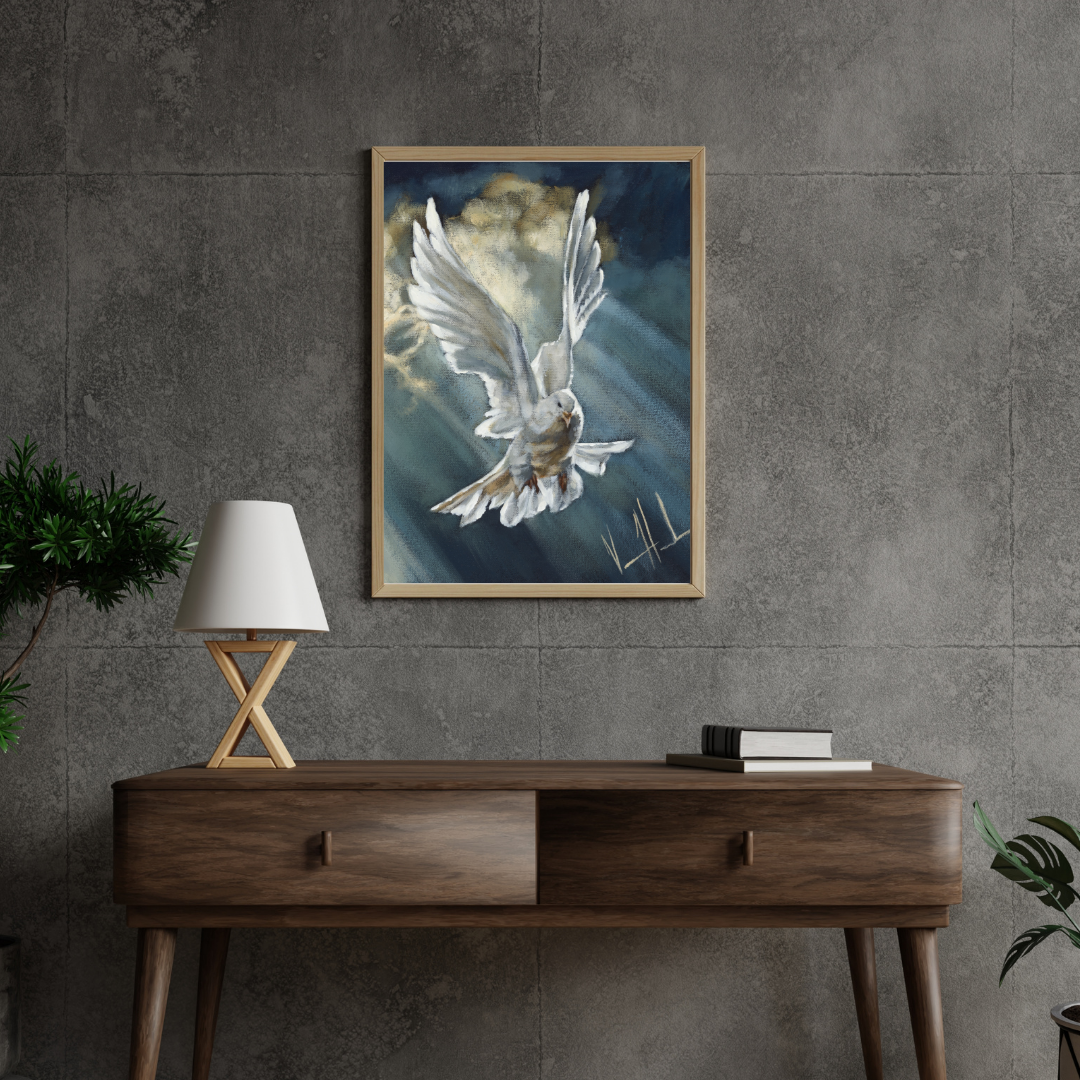 Breath of Heaven (Hand Embellished Canvas Print) Vanessa Horabuena