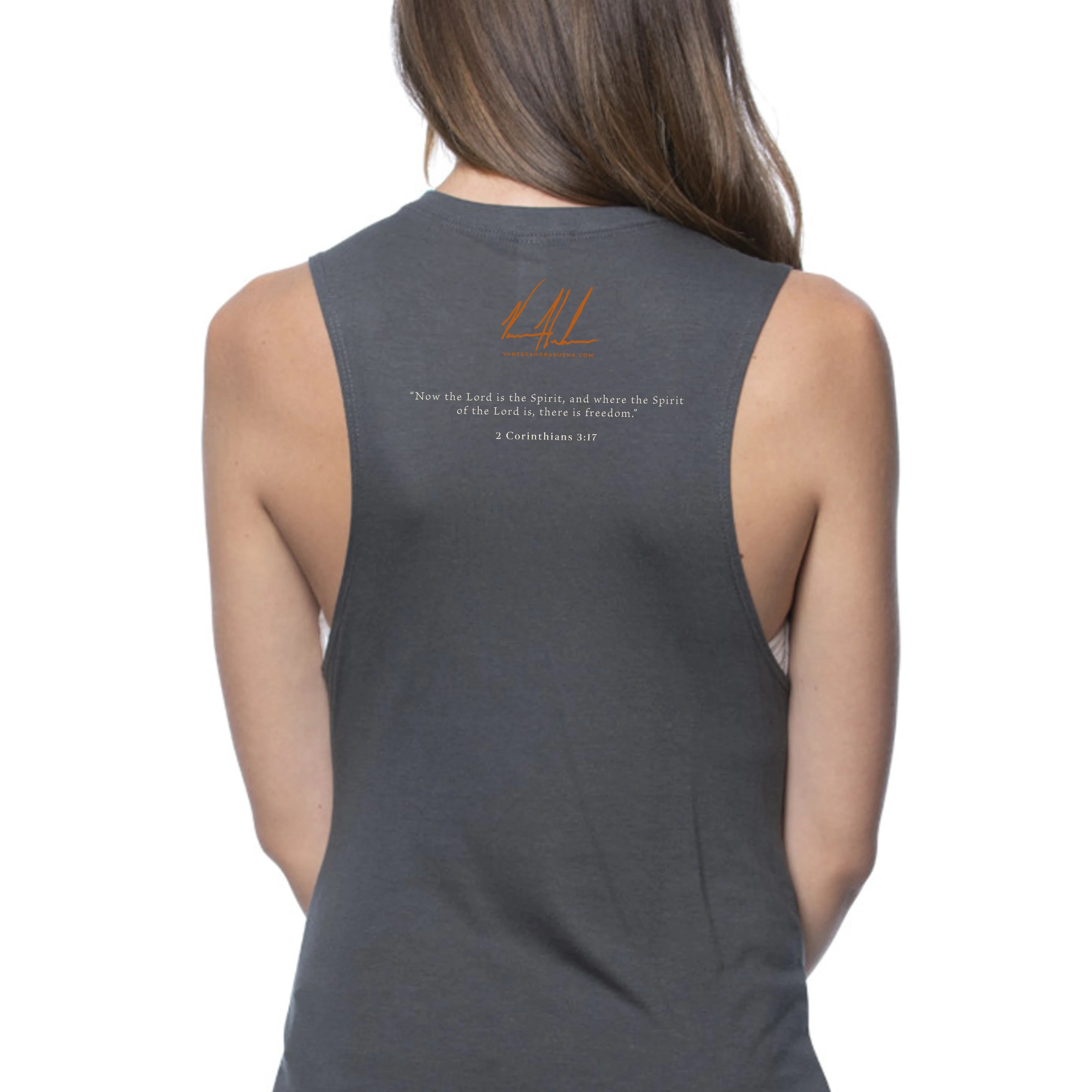 Women's Tank Top (Organic Bamboo) - Stripes of Freedom - 4th of July Organic Bamboo Vanessa Horabuena
