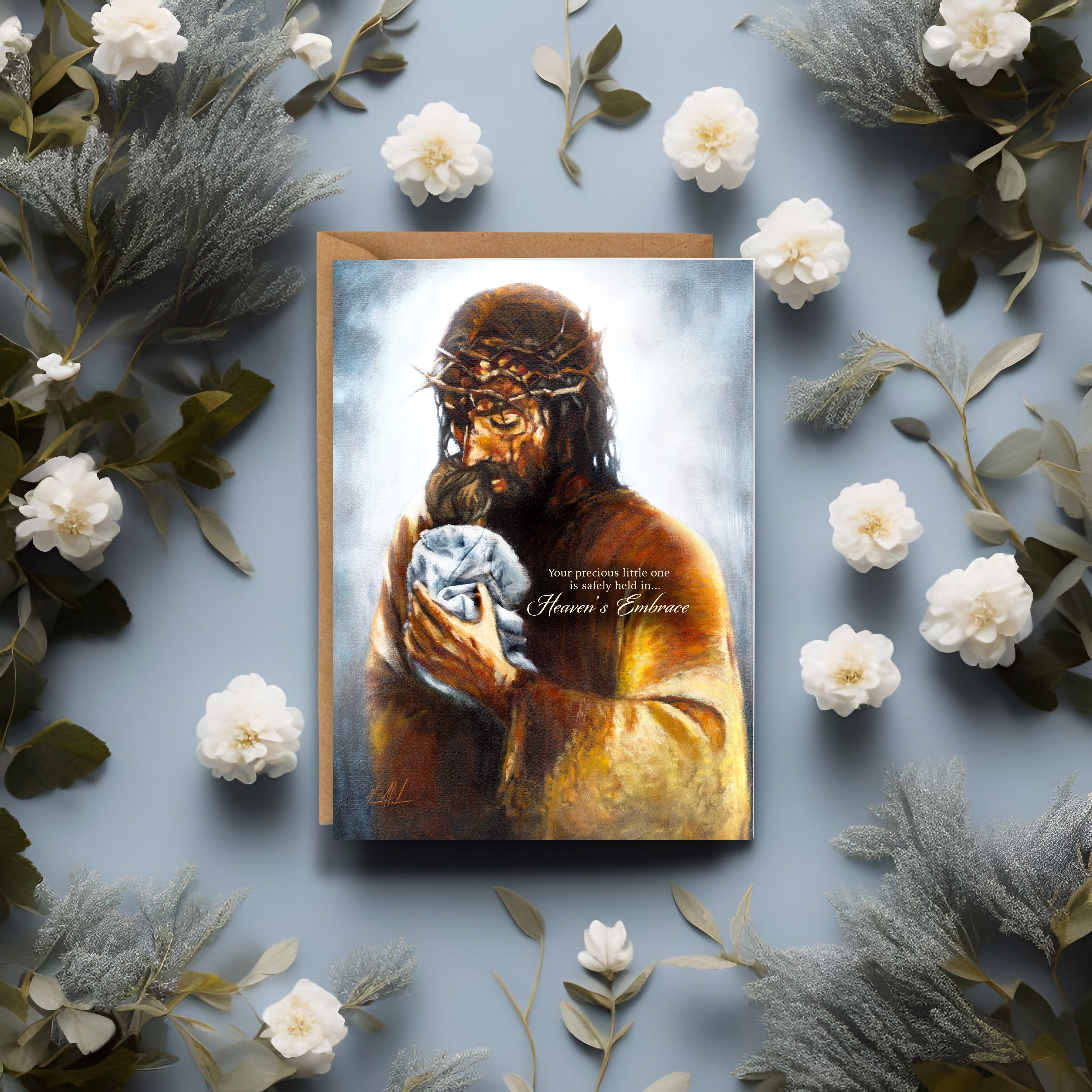 'Heaven's Embrace' Greeting Card Vanessa Horabuena