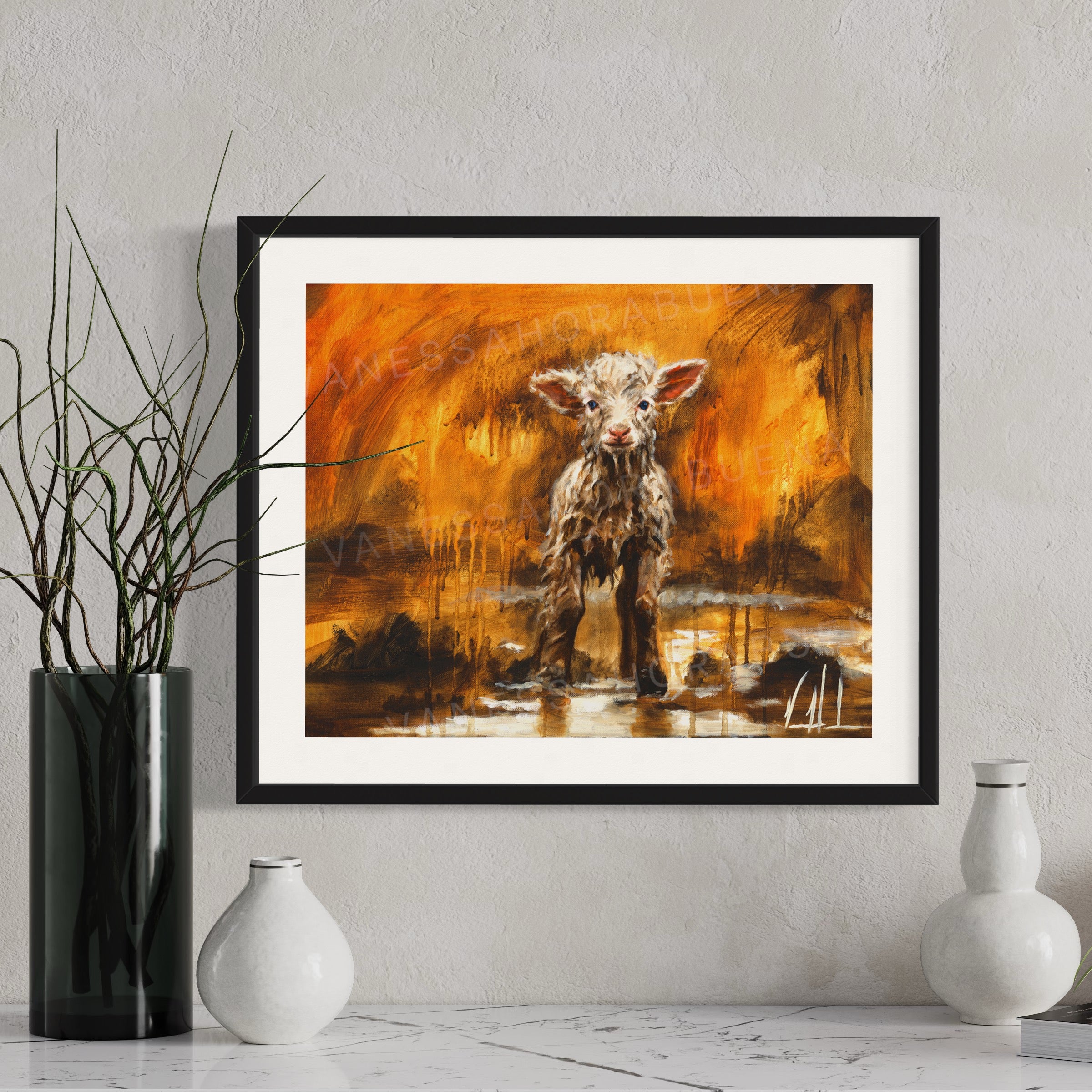 Your Love Never Fails (Hand Embellishment Canvas Print) Vanessa Horabuena