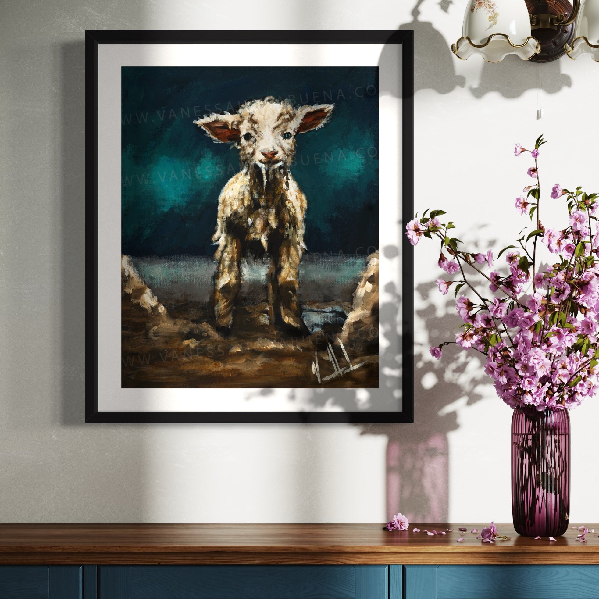 Return to Me (Hand Embellishment Canvas Print) Vanessa Horabuena