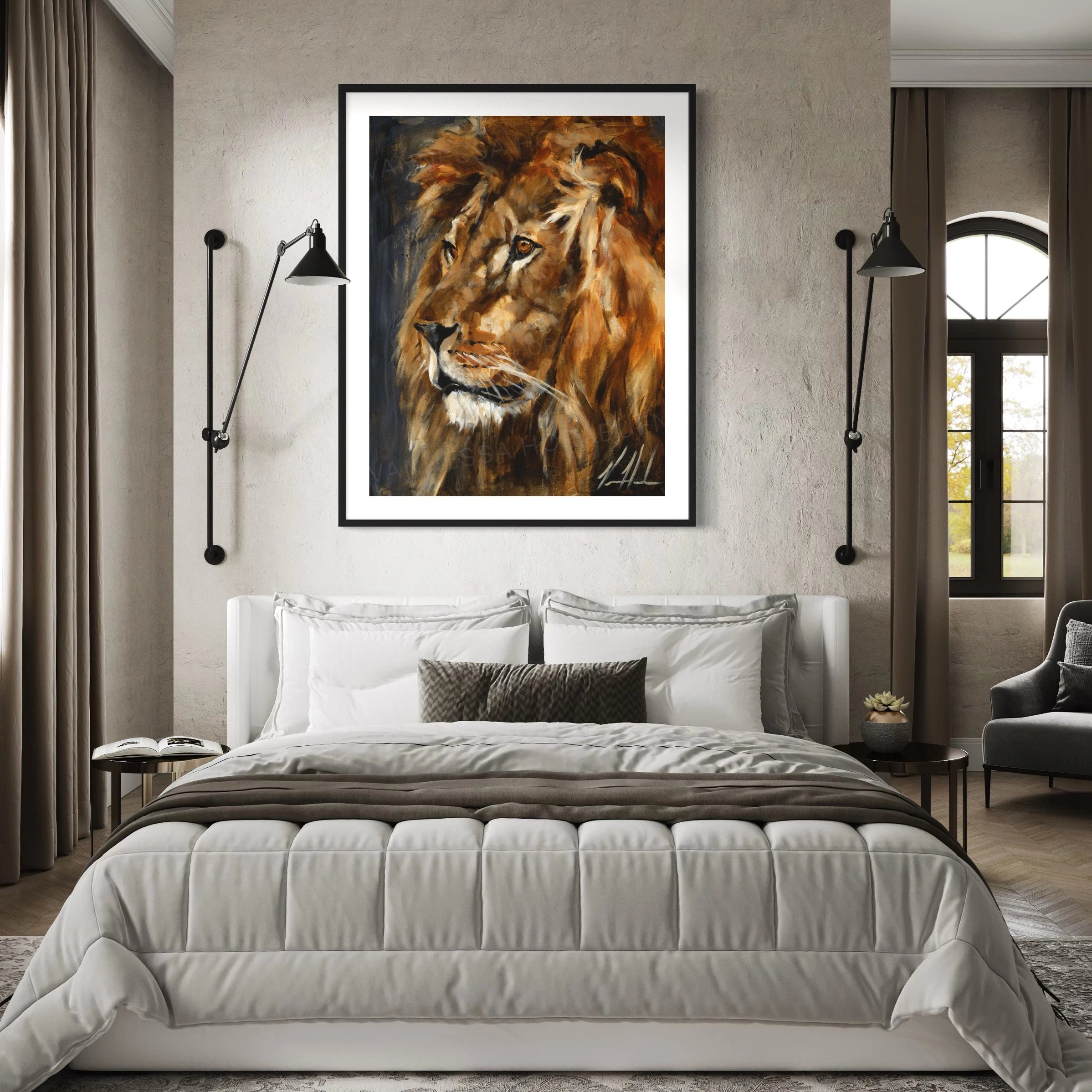 Courageous One Lion Art Print Vanessa Horabuena