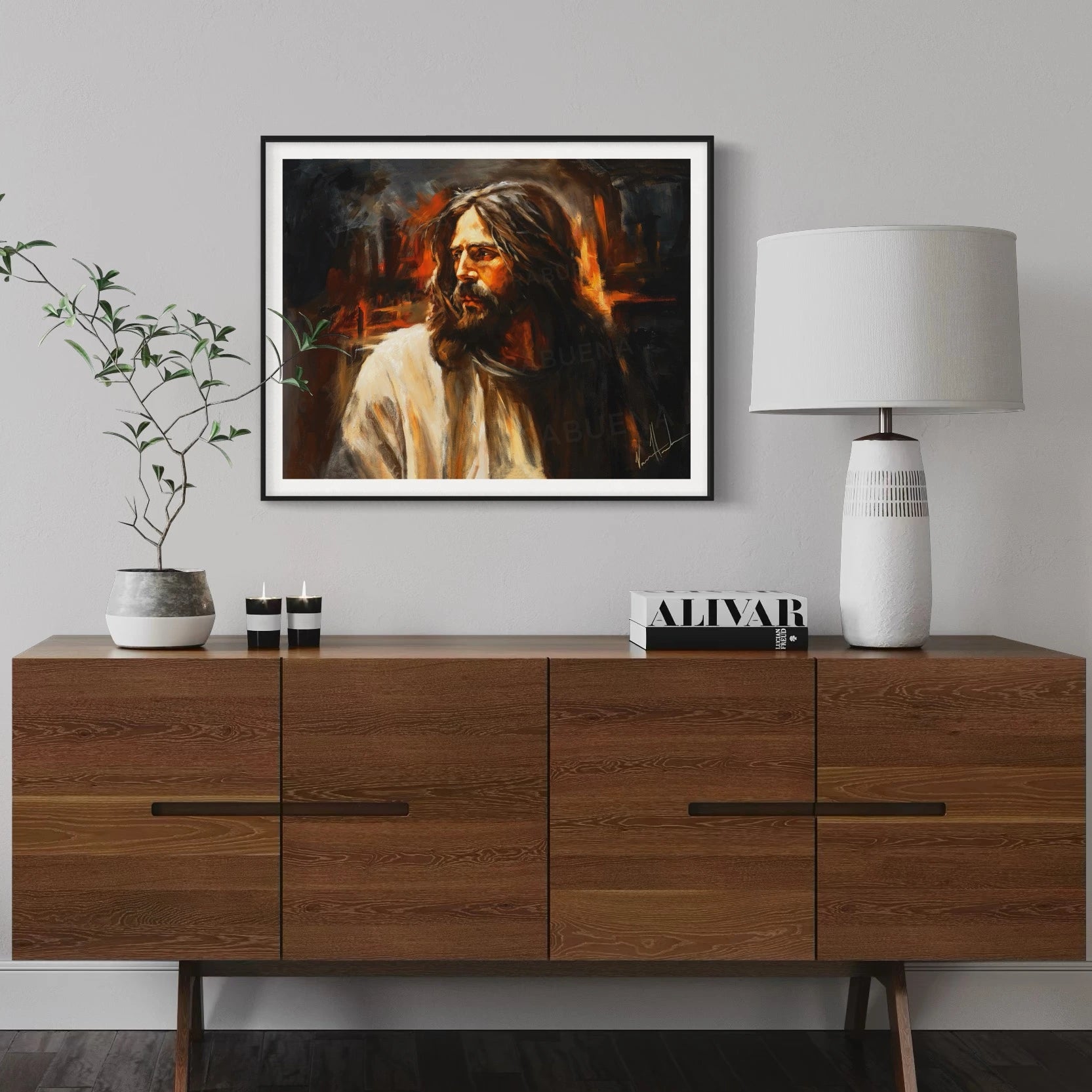 Our Beloved King (Hand Embellishment Canvas Print) Jesus Art Print Vanessa Horabuena